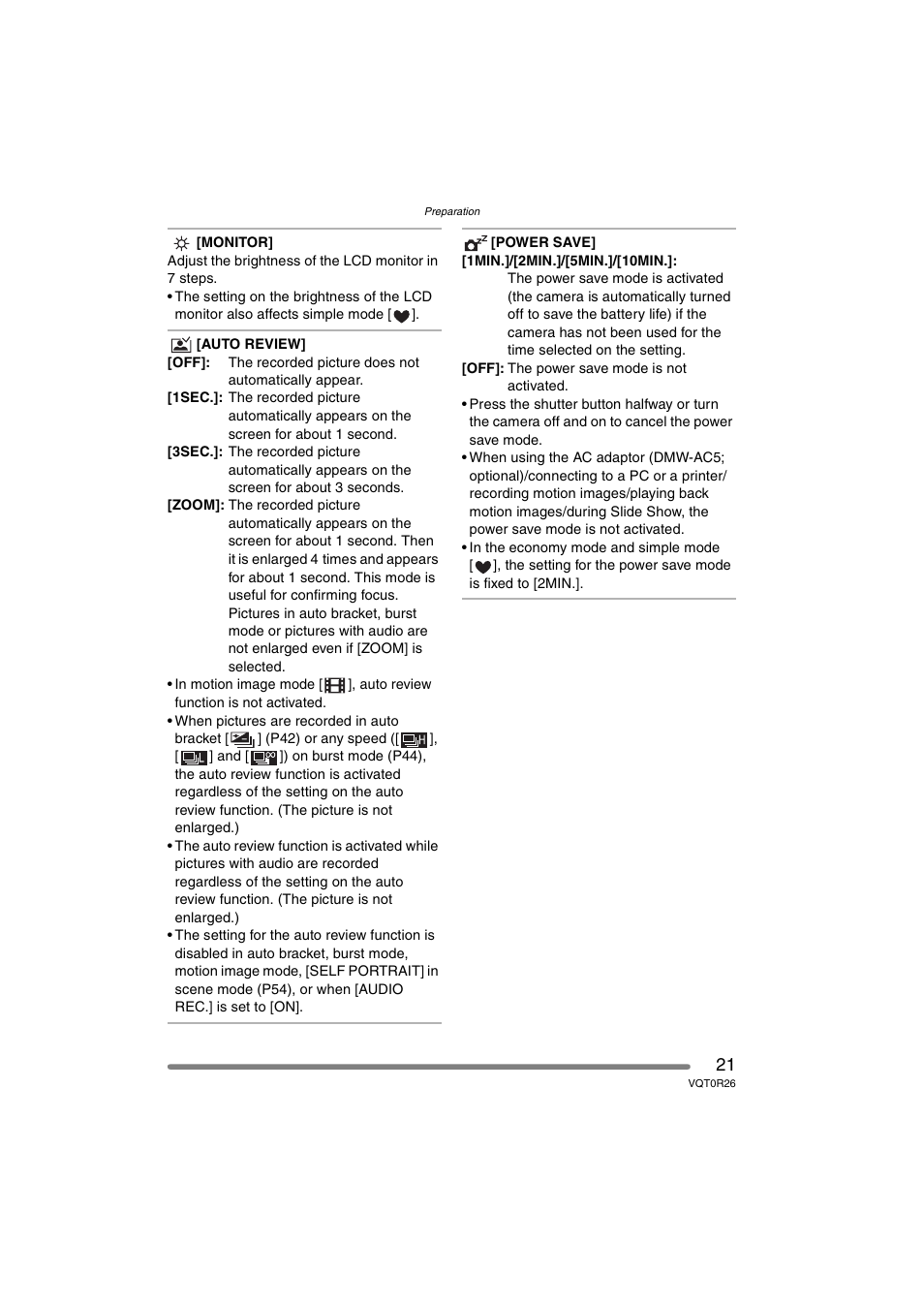 Panasonic DMC-FX8PP User Manual | Page 21 / 116