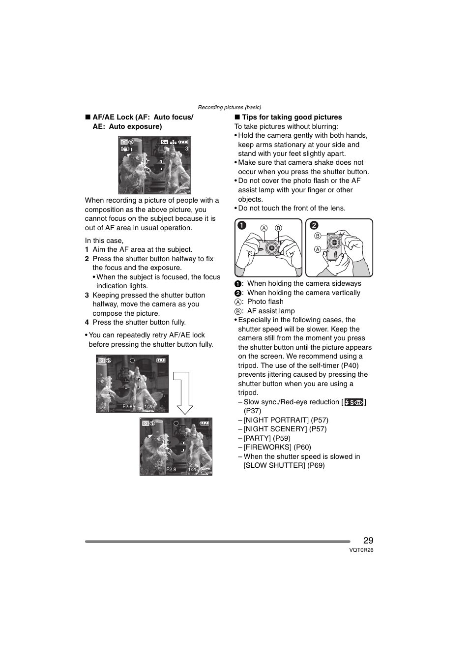 Panasonic DMC-FX8PP User Manual | Page 29 / 116