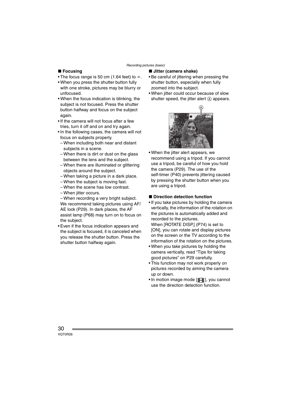 Panasonic DMC-FX8PP User Manual | Page 30 / 116