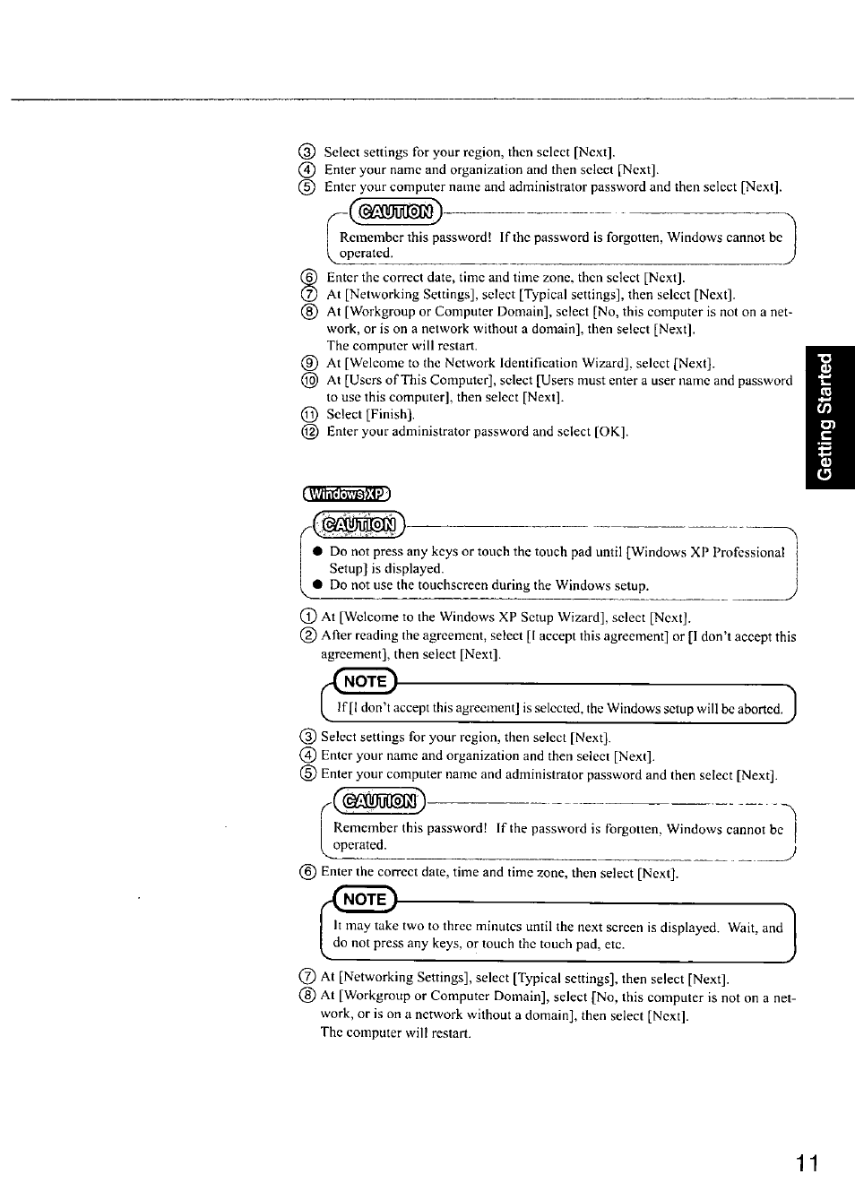 Twindpwsj^xbi | Panasonic CF-18 User Manual | Page 11 / 44