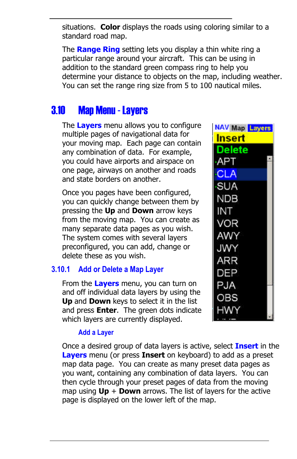 10 map menu - layers | Panasonic 3.0 User Manual | Page 21 / 63