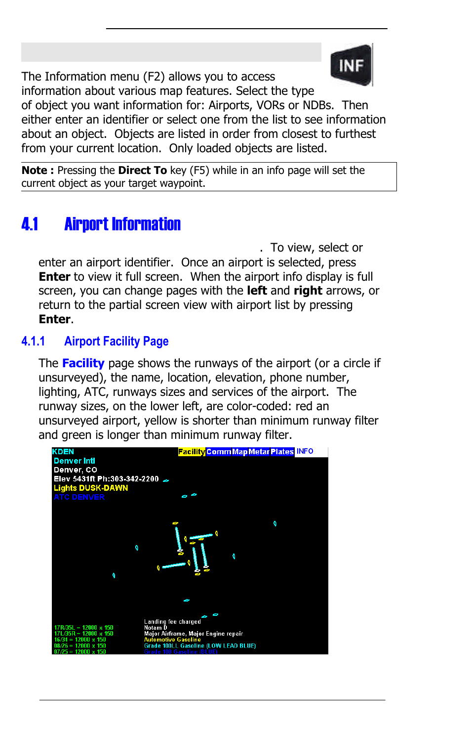 1 airport information | Panasonic 3.0 User Manual | Page 24 / 63