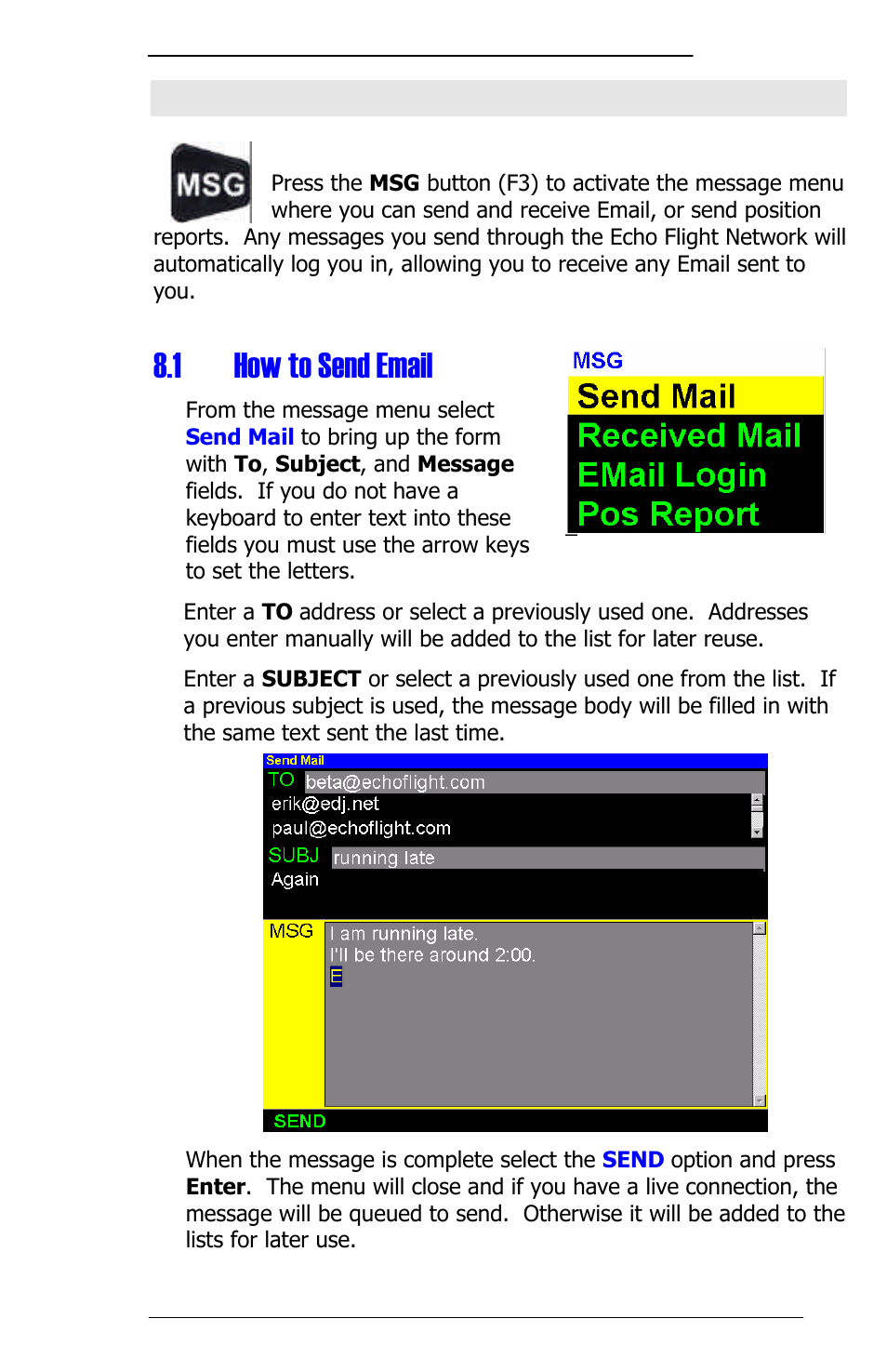 1 how to send email | Panasonic 3.0 User Manual | Page 51 / 63