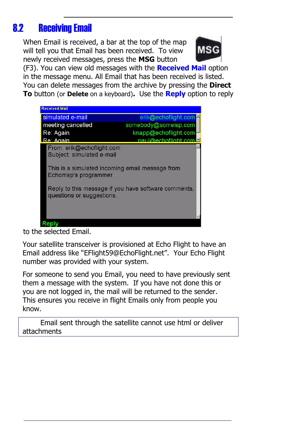 2 receiving email | Panasonic 3.0 User Manual | Page 52 / 63