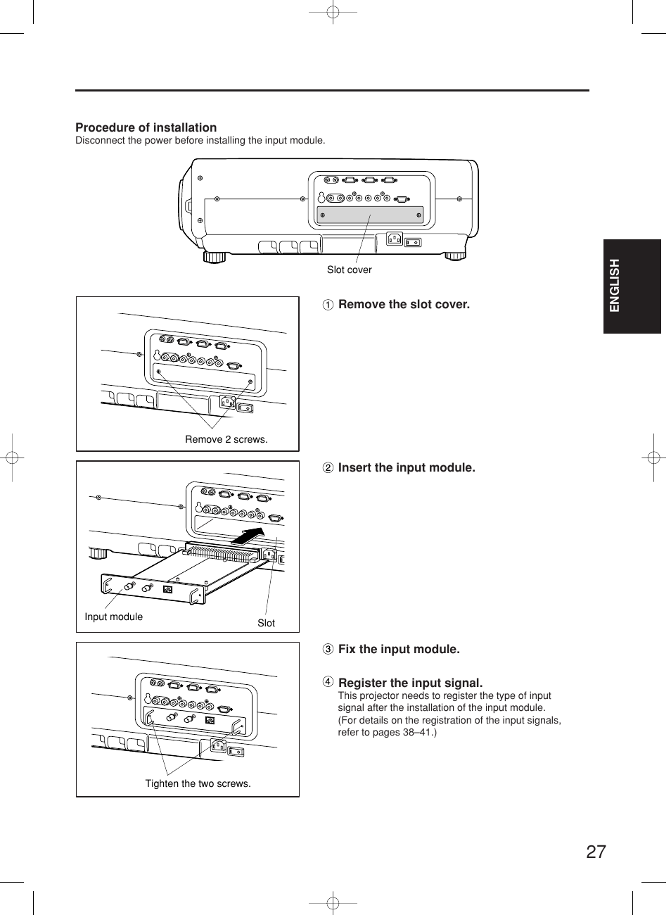 Panasonic PT-DW7000E User Manual | Page 27 / 106