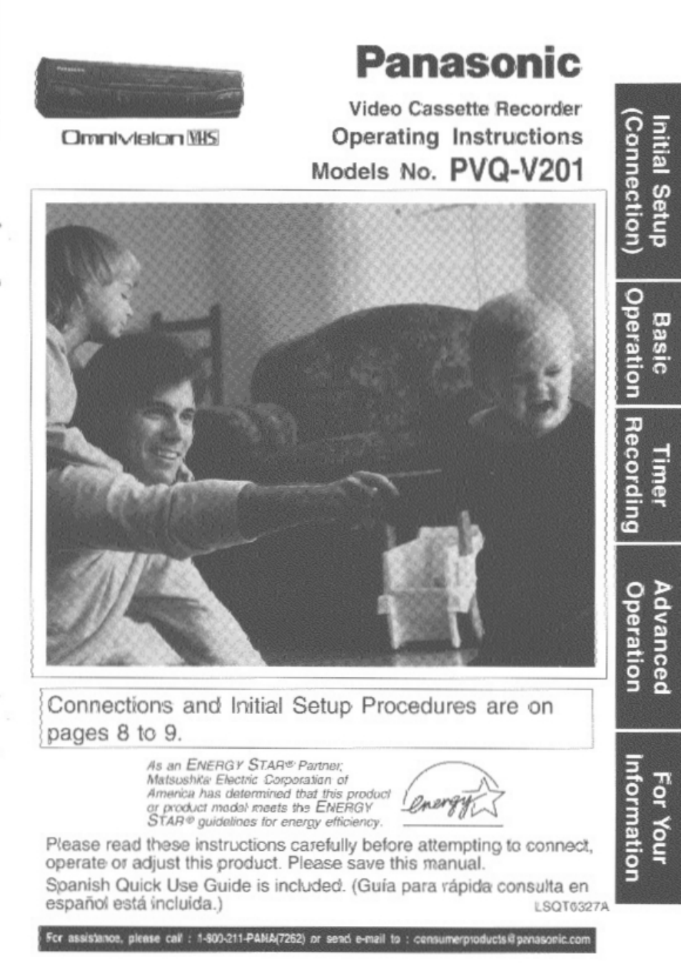 Panasonic PVQ-V201 User Manual | 28 pages