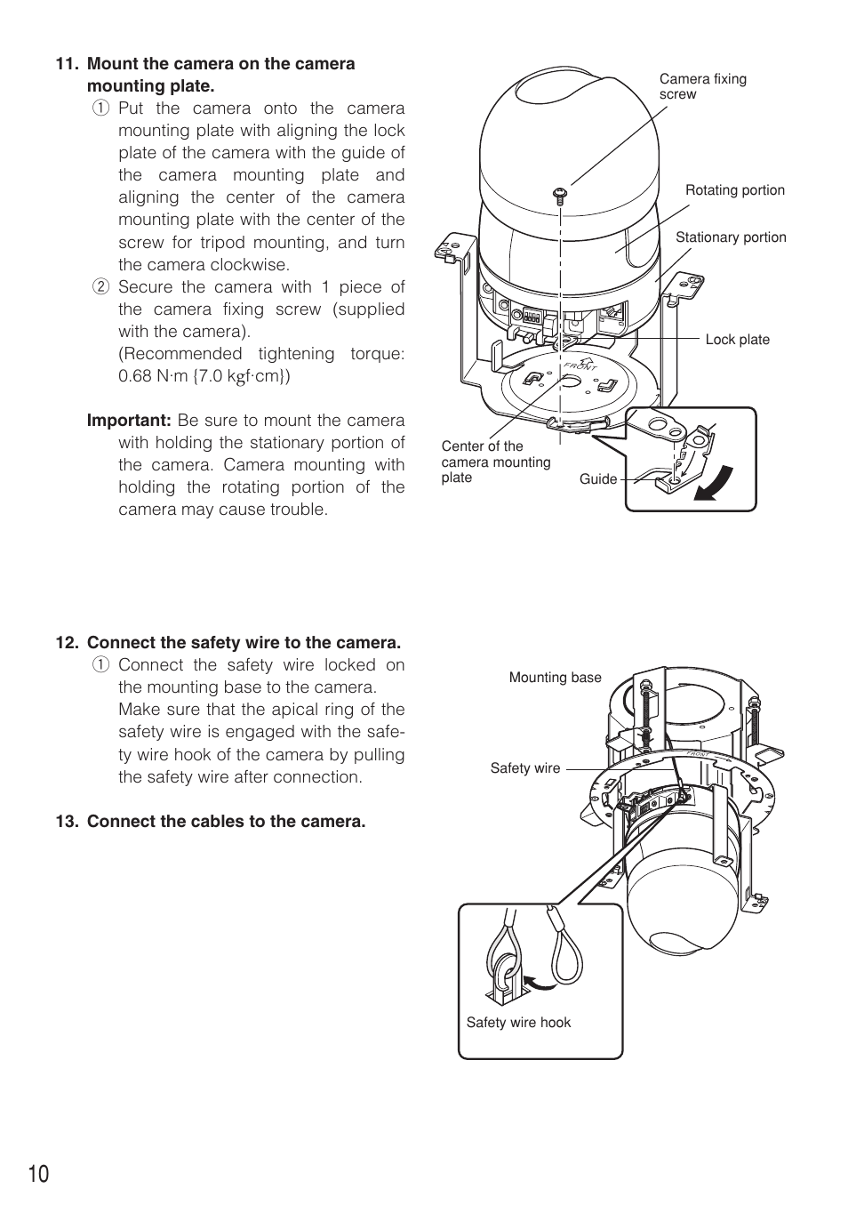 Panasonic WV-Q151C User Manual | Page 10 / 12