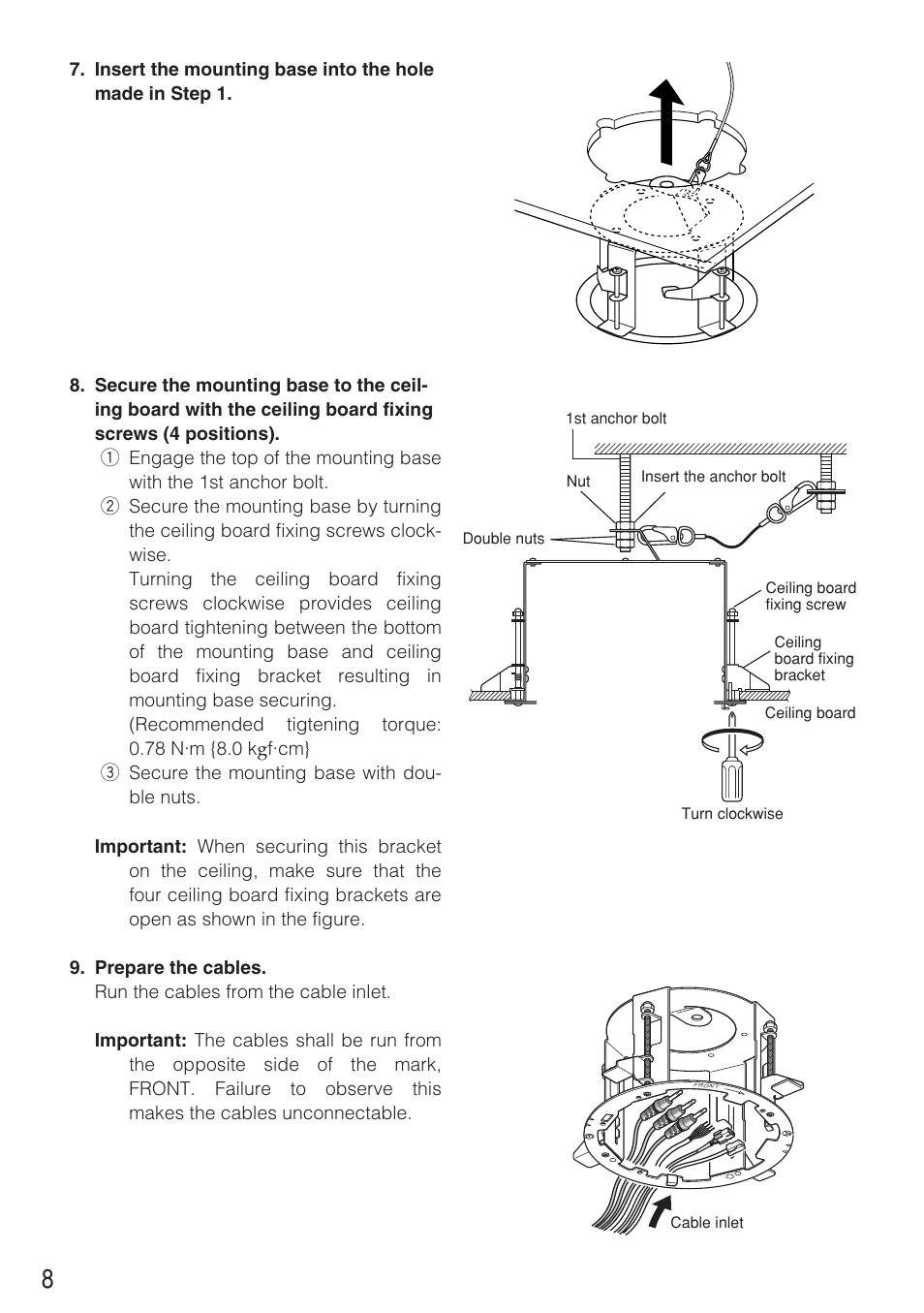 Panasonic WV-Q151C User Manual | Page 8 / 12