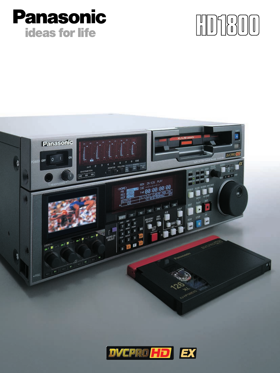 Panasonic AJ-HD1800 User Manual | 8 pages