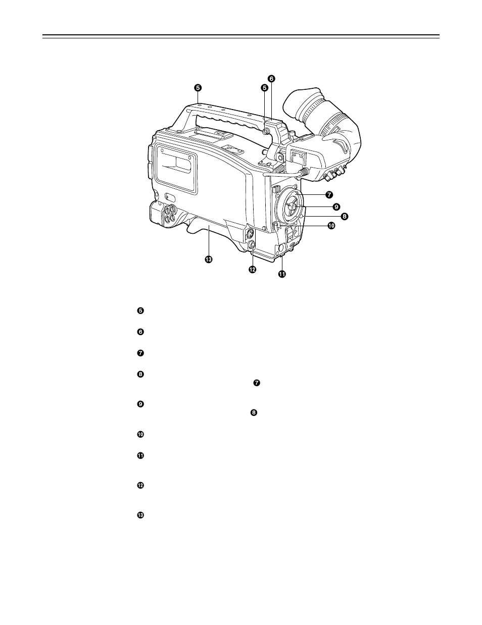 Accessory mounting section, Controls and their functions | Panasonic AJ-P VQT0A45 User Manual | Page 11 / 160