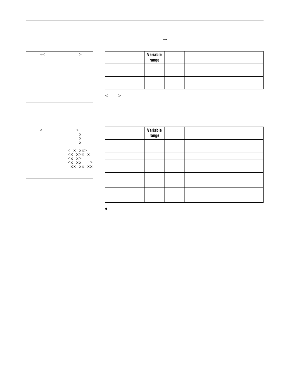 Initialize screen, Diagnostic screen | Panasonic AJ-P VQT0A45 User Manual | Page 146 / 160