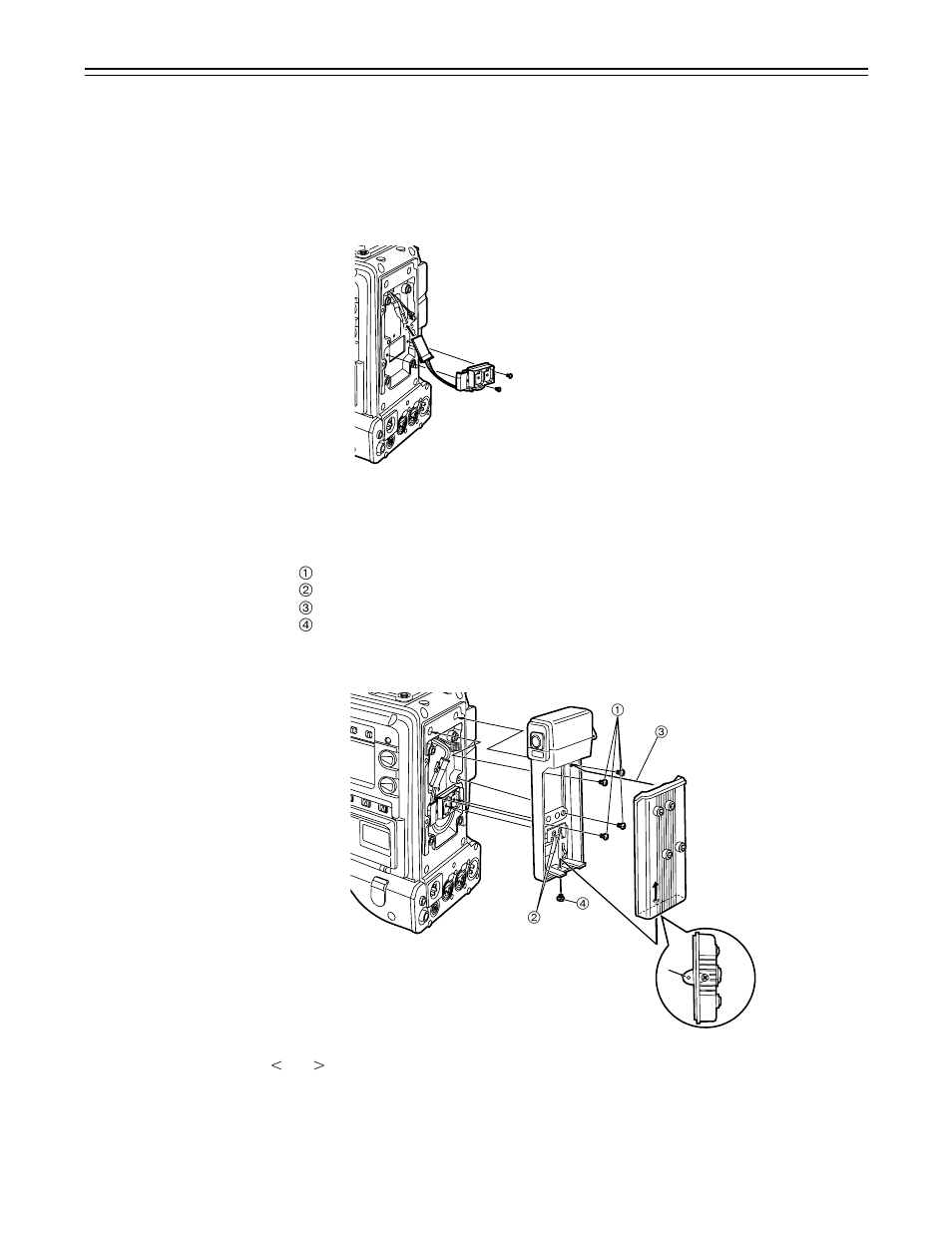 Using a sony battery pack, 26 – power supply | Panasonic AJ-P VQT0A45 User Manual | Page 26 / 160