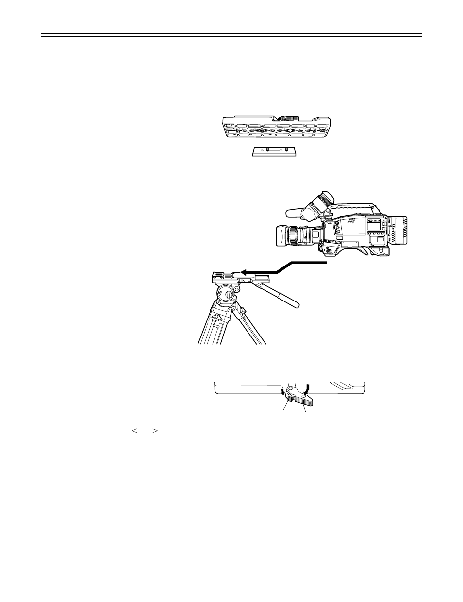 Mounting the unit to a tripod, 42 – mounting the unit to a tripod | Panasonic AJ-P VQT0A45 User Manual | Page 42 / 160