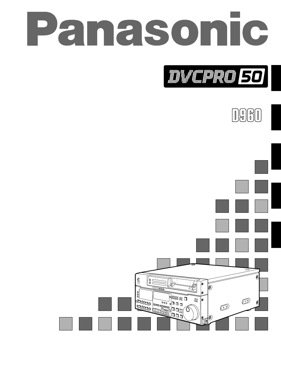 Panasonic DVCPRO50 AJ-D960EG User Manual | 120 pages