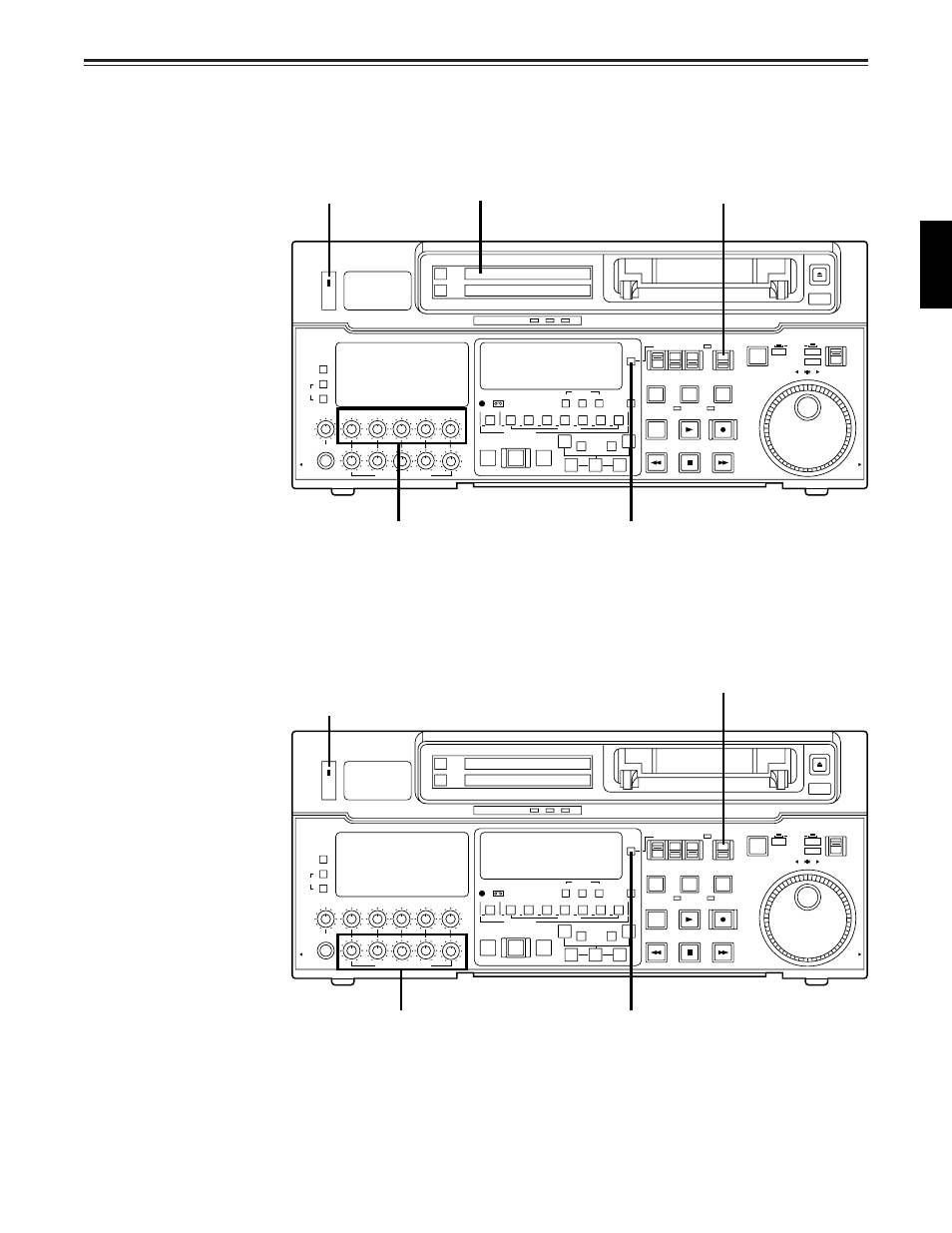 Automatic editing, 33 (e), Switch settings and adjustments | When the unit is used as the recorder, When the unit is used as the player, English | Panasonic DVCPRO50 AJ-D960EG User Manual | Page 33 / 120
