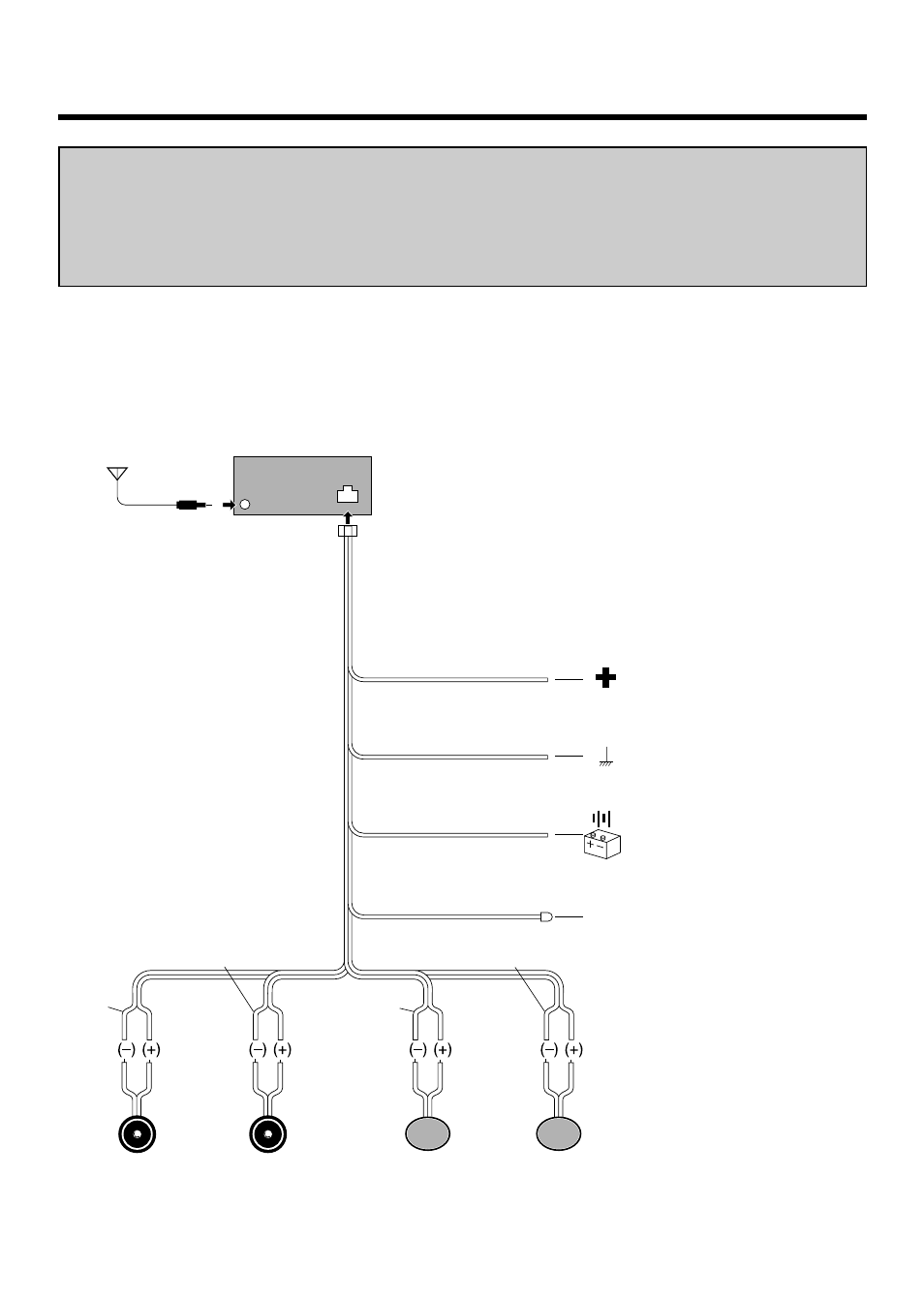 Electrical connections | Panasonic CR-W400U User Manual | Page 15 / 20