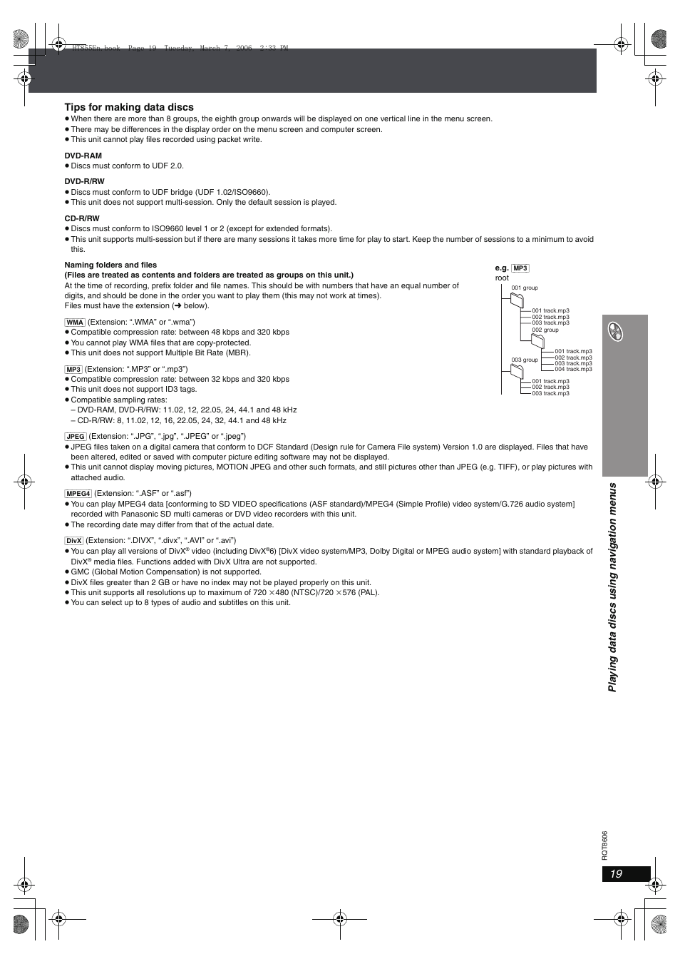 Panasonic SC-HT855 User Manual | Page 19 / 44