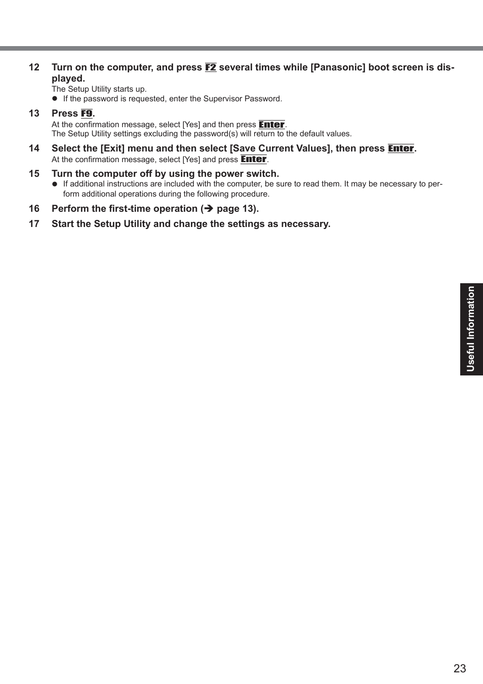 Panasonic CF-19 series User Manual | Page 23 / 40