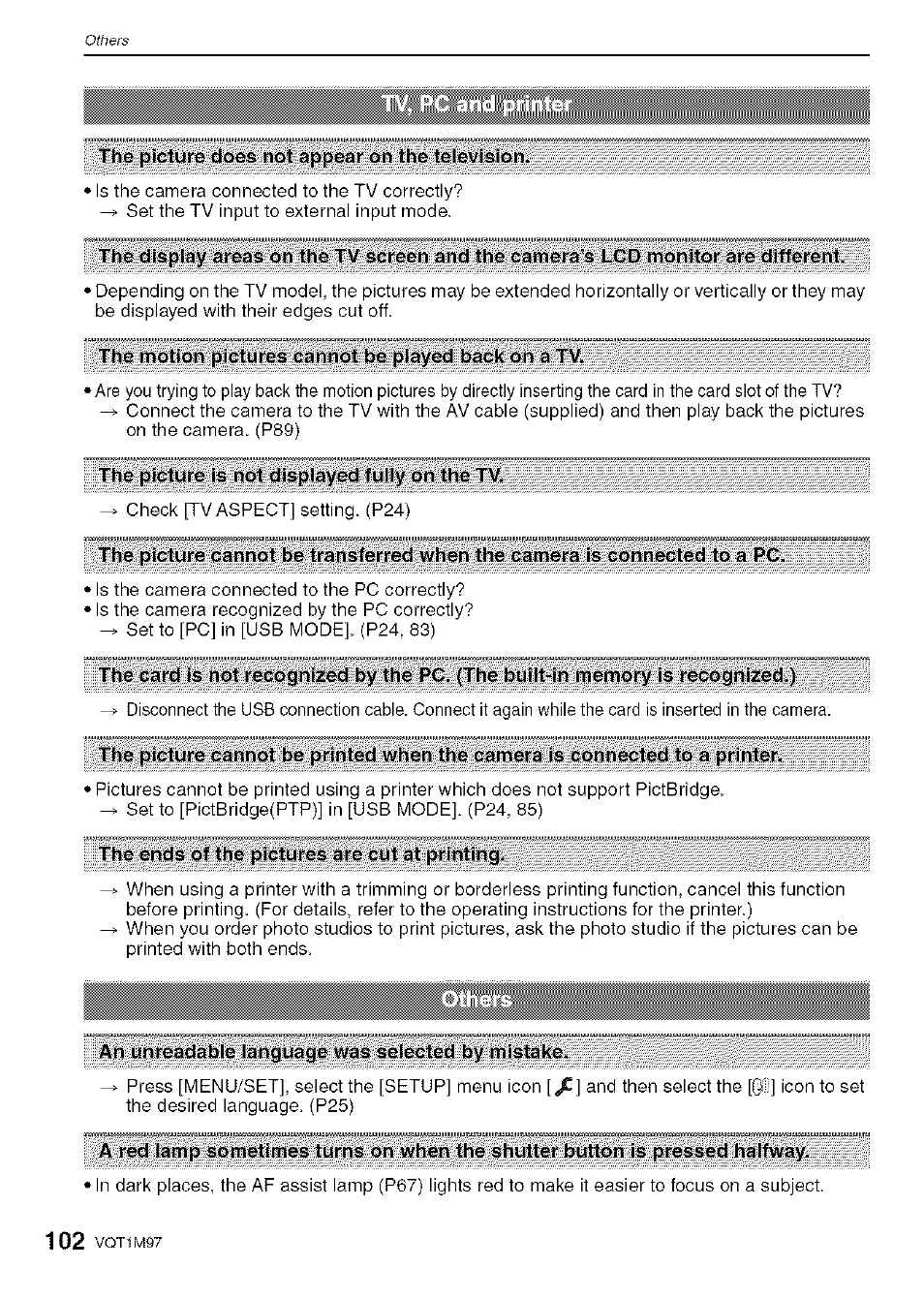 Panasonic DMC-FS5 User Manual | Page 102 / 120
