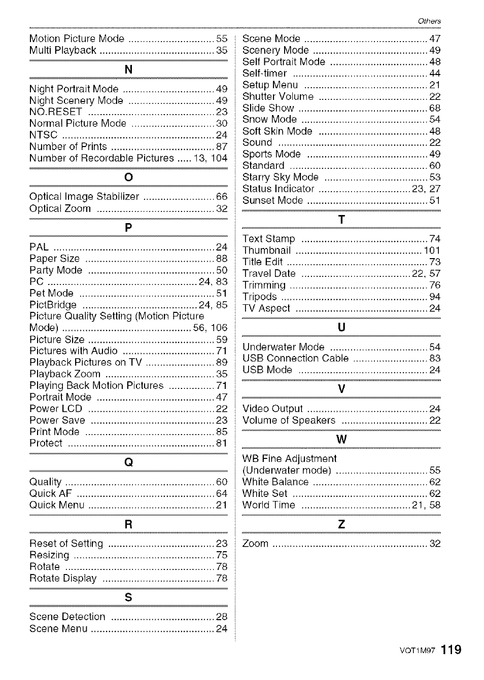 Panasonic DMC-FS5 User Manual | Page 119 / 120
