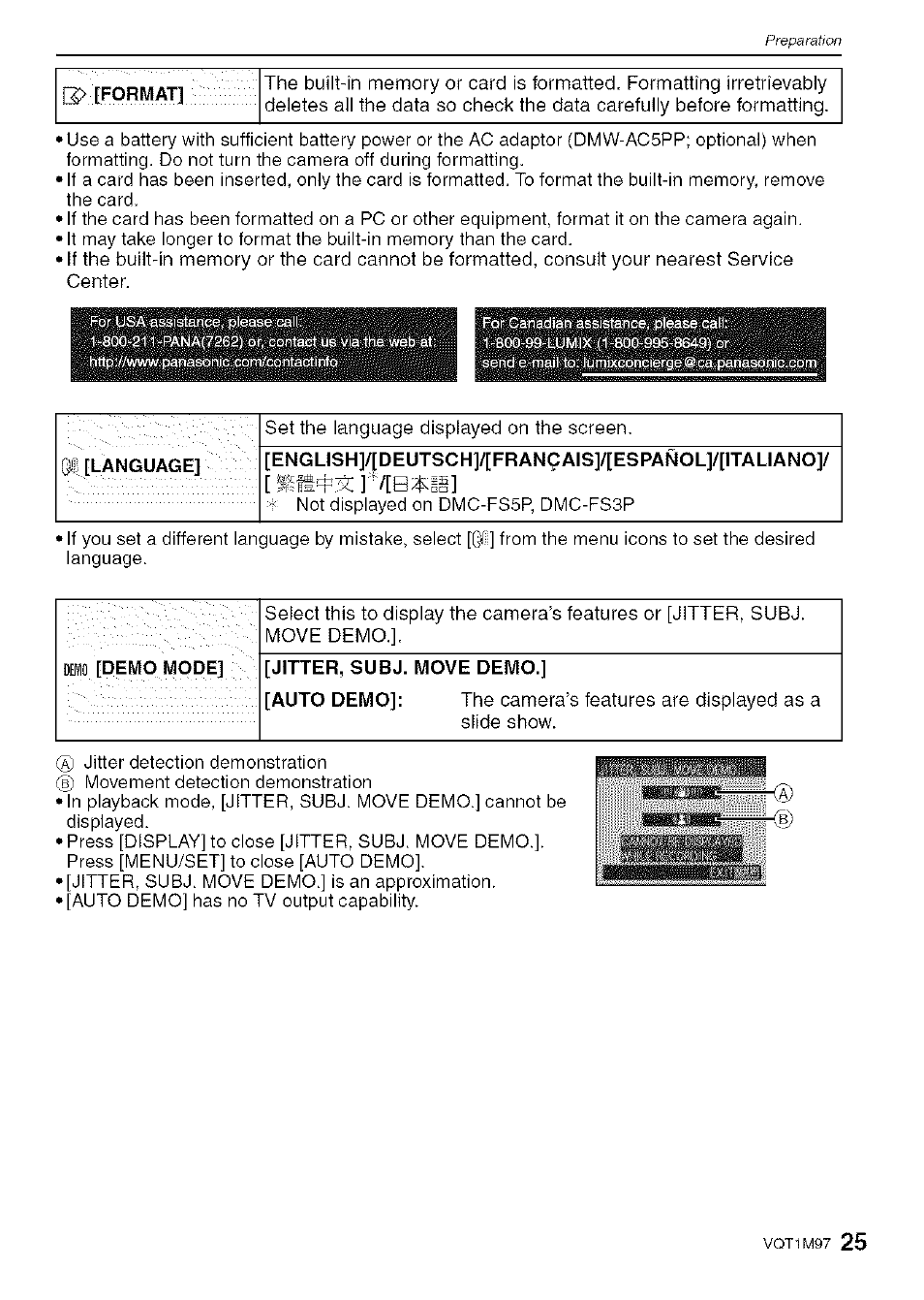 Panasonic DMC-FS5 User Manual | Page 25 / 120