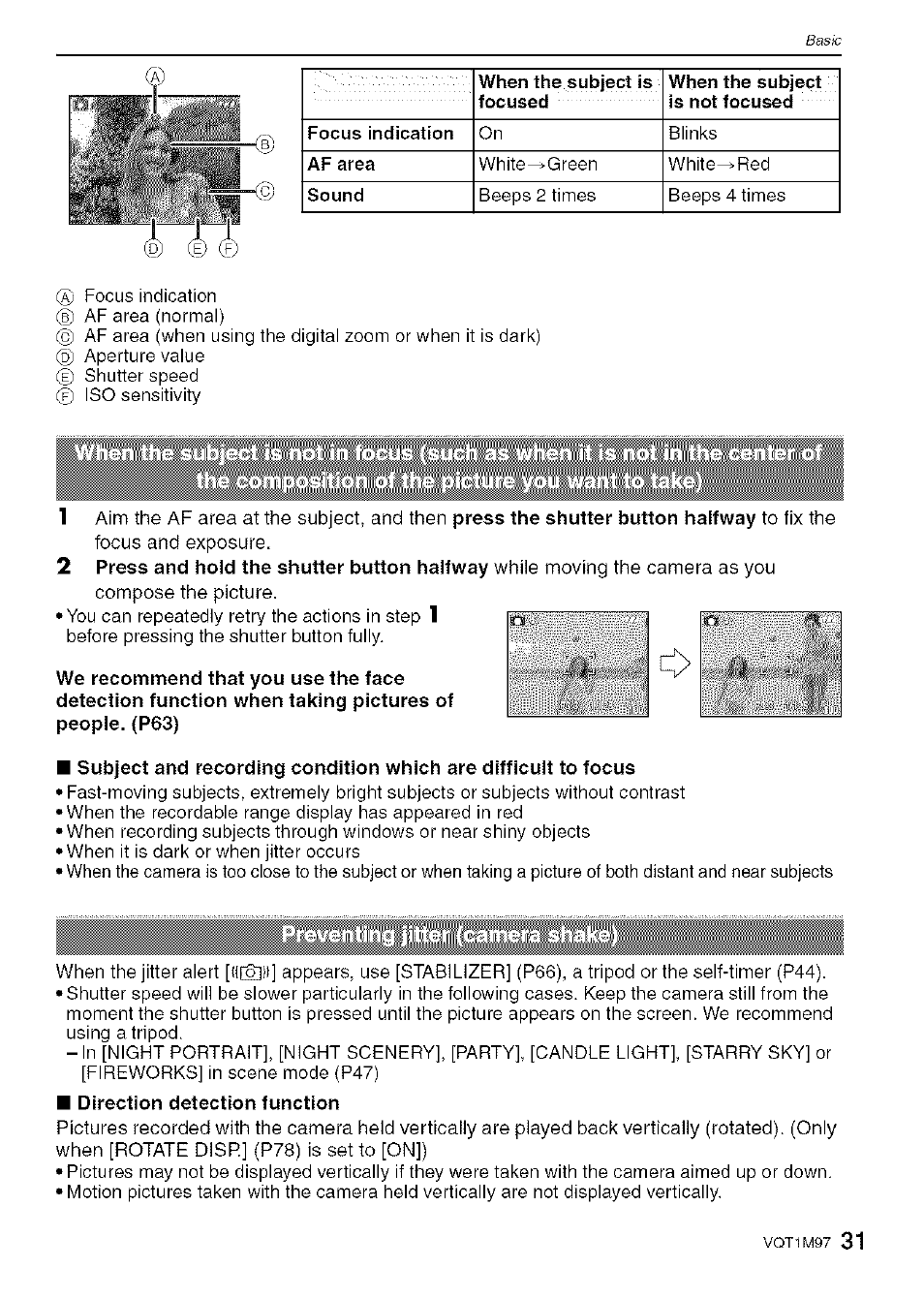 Panasonic DMC-FS5 User Manual | Page 31 / 120