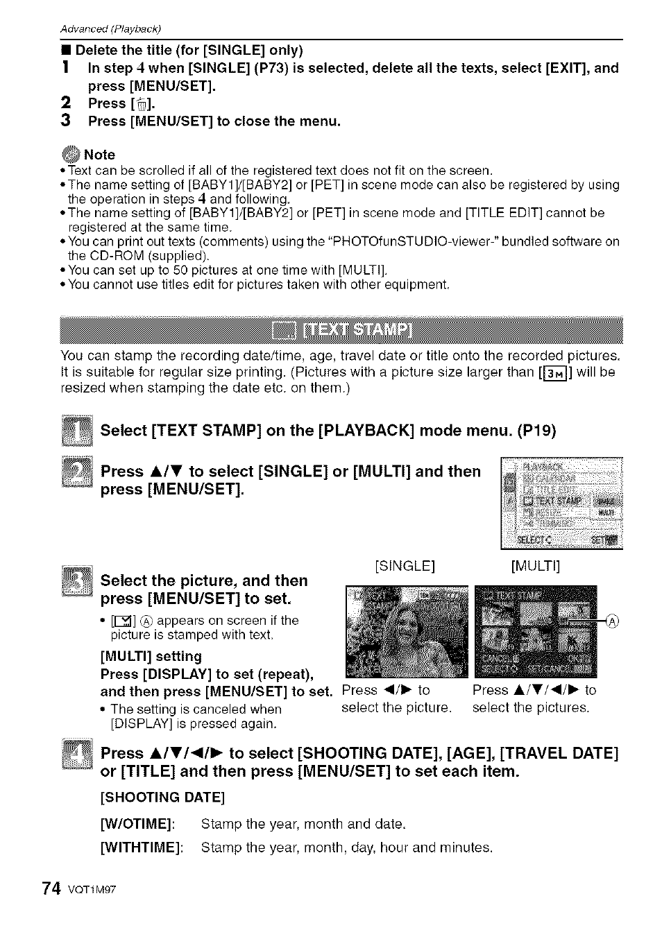 Panasonic DMC-FS5 User Manual | Page 74 / 120