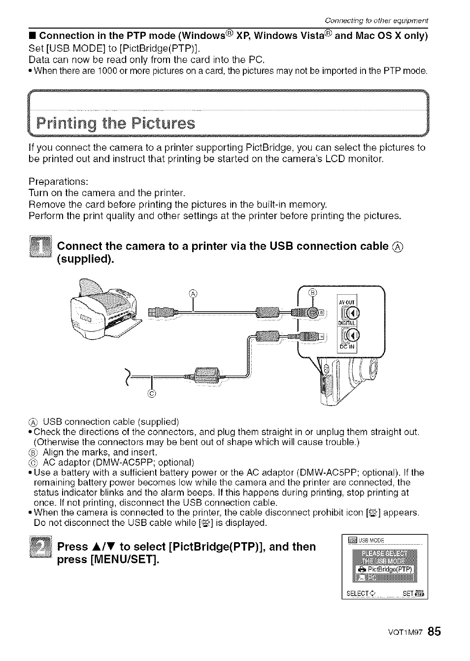 Printing tik | Panasonic DMC-FS5 User Manual | Page 85 / 120