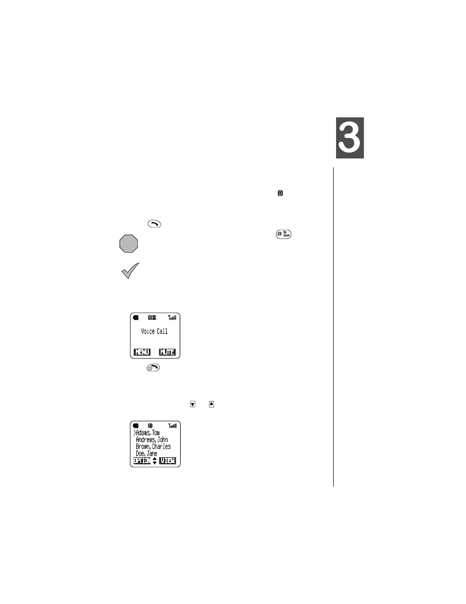 Chapter 3: everyday operations, Placing calls, Everyday operations | Panasonic EB-TX310 User Manual | Page 29 / 102