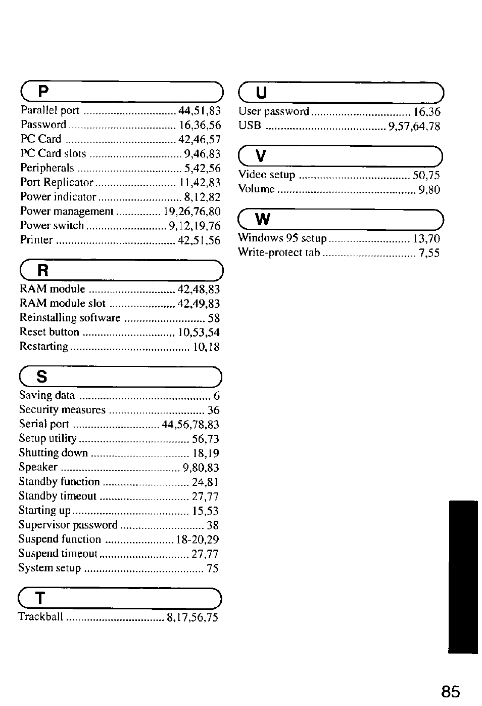 3 cu | Panasonic CF-M32 Series User Manual | Page 85 / 88