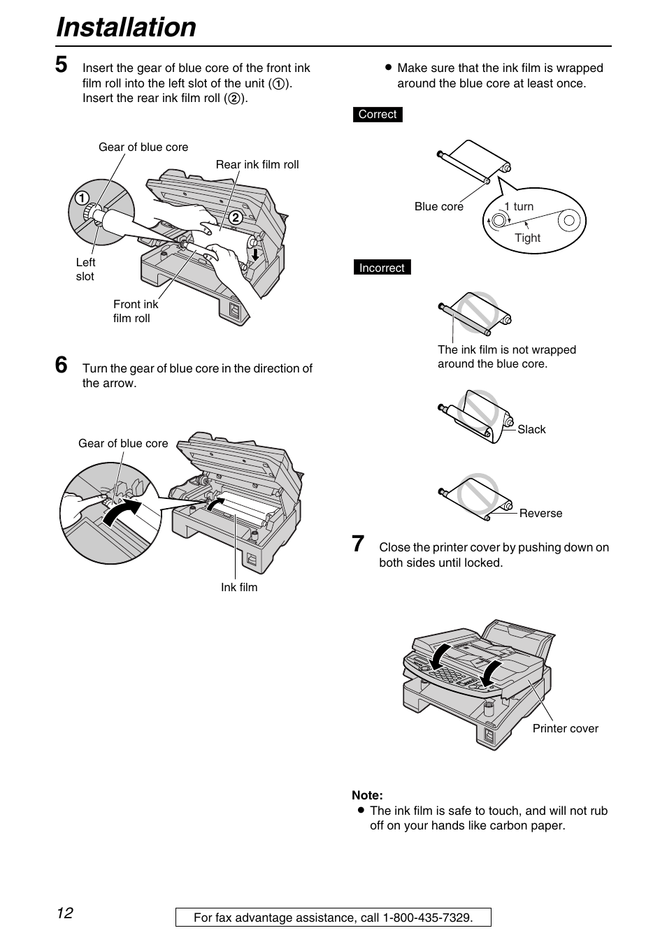 Installation | Panasonic KX-FB421 User Manual | Page 12 / 92