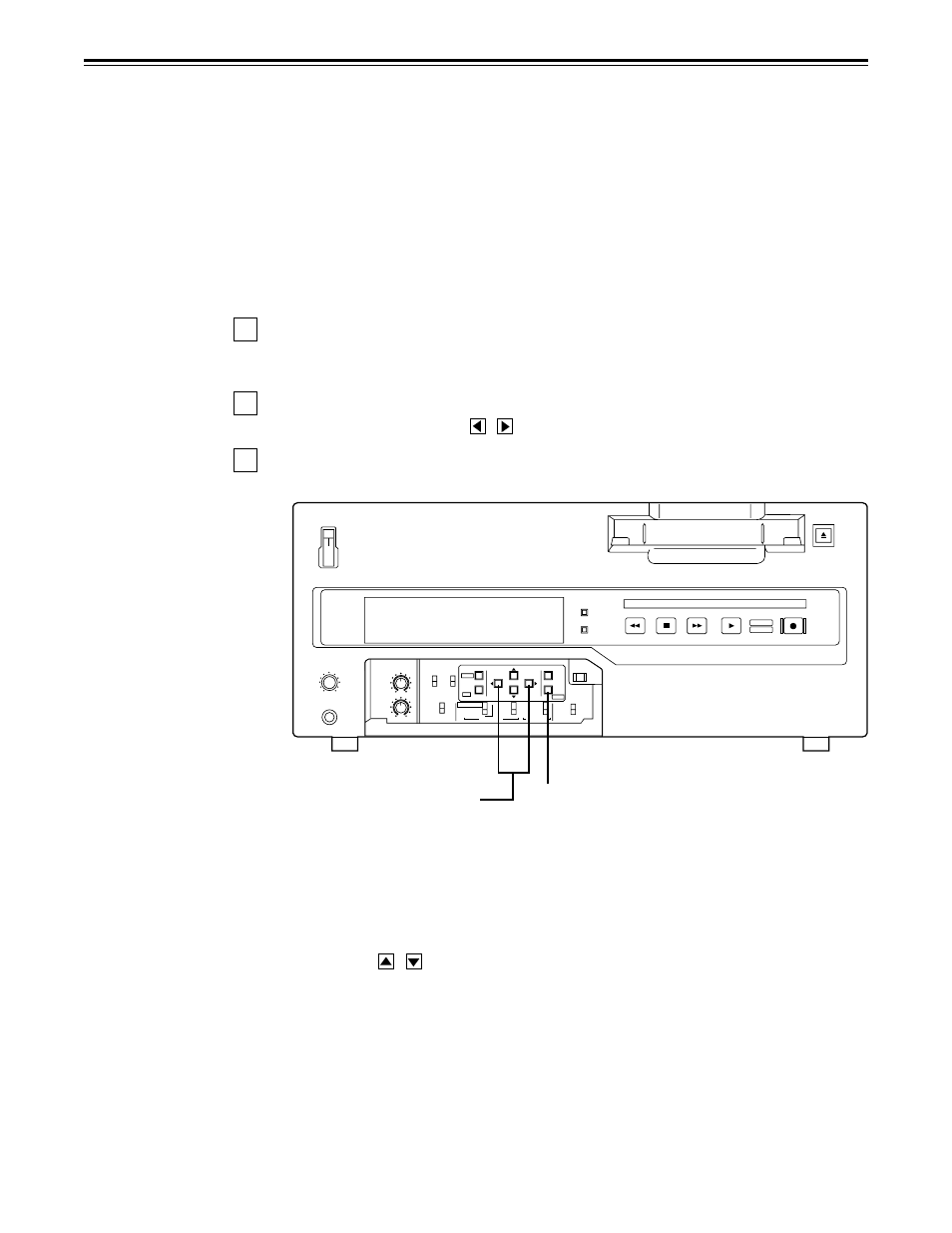 Error messages, Diag menu, Displaying the diag menu | Warning” information display | Panasonic AJ-D455P User Manual | Page 45 / 52