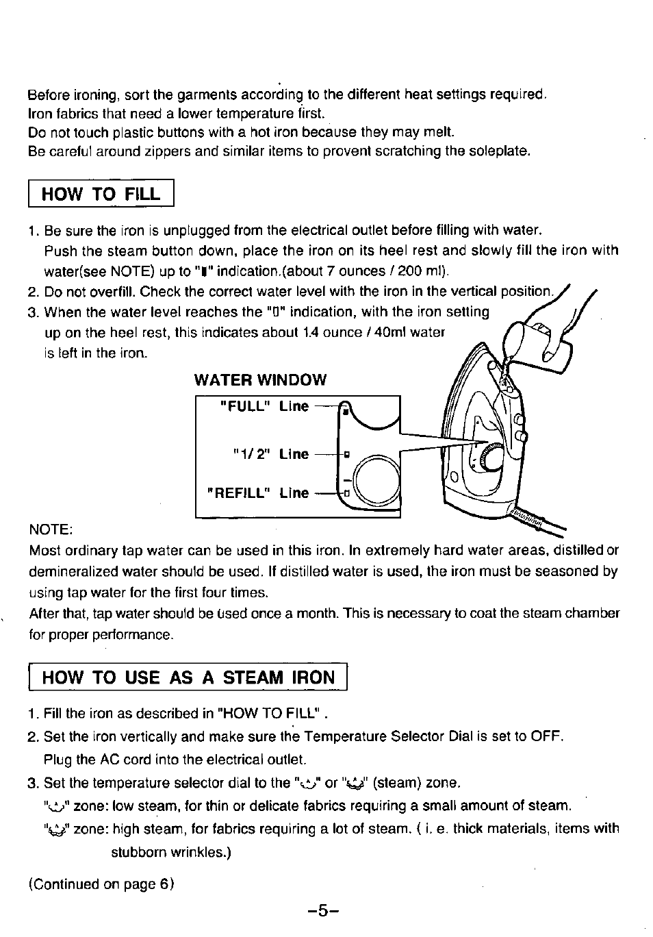 Panasonic NI-33GX User Manual | Page 5 / 10