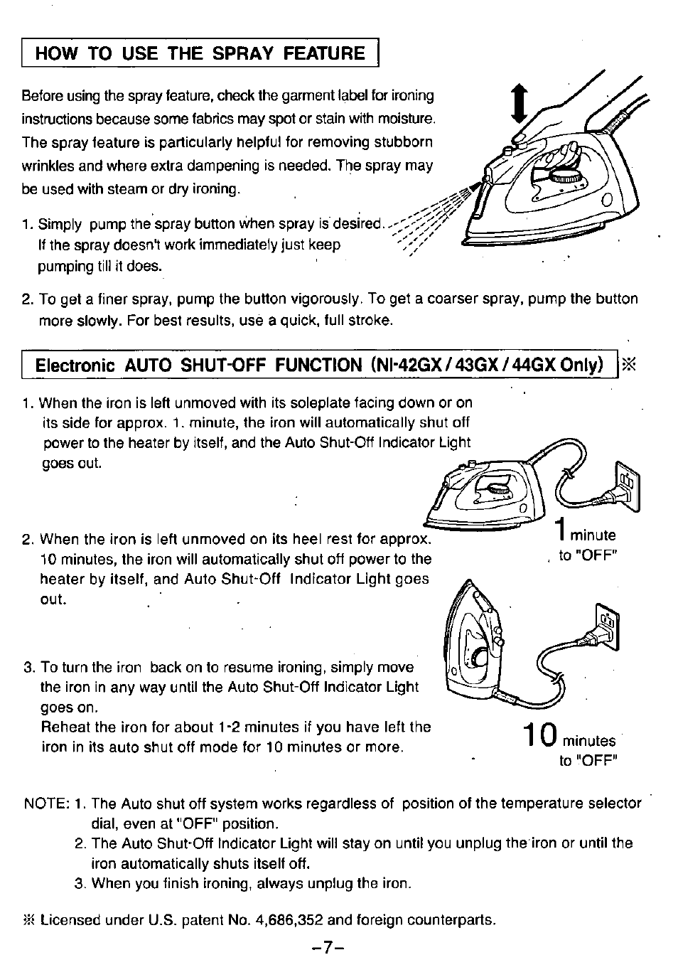Panasonic NI-33GX User Manual | Page 7 / 10
