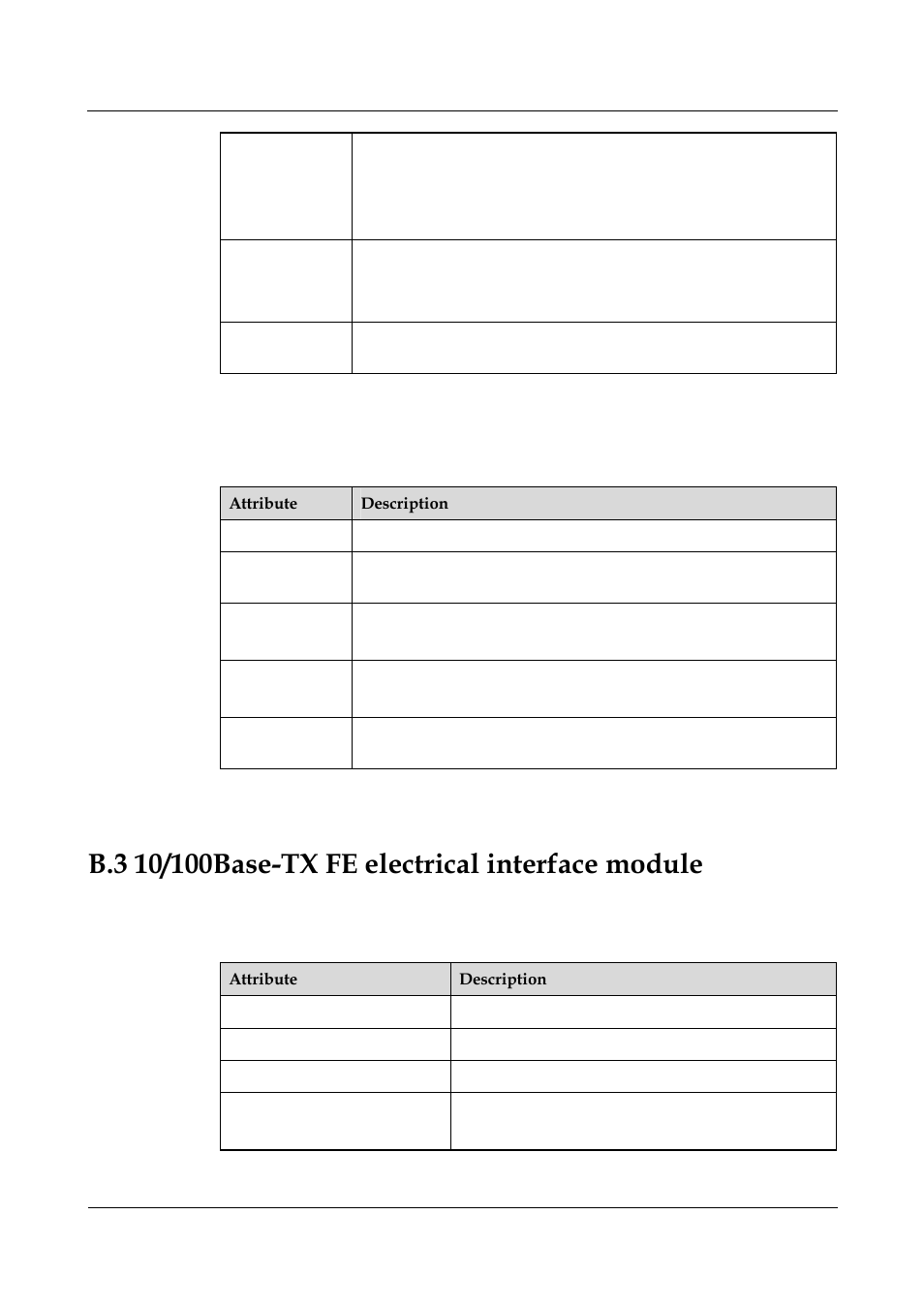 B.3 10/100base-tx fe electrical interface module | Panasonic 324566-A User Manual | Page 153 / 172