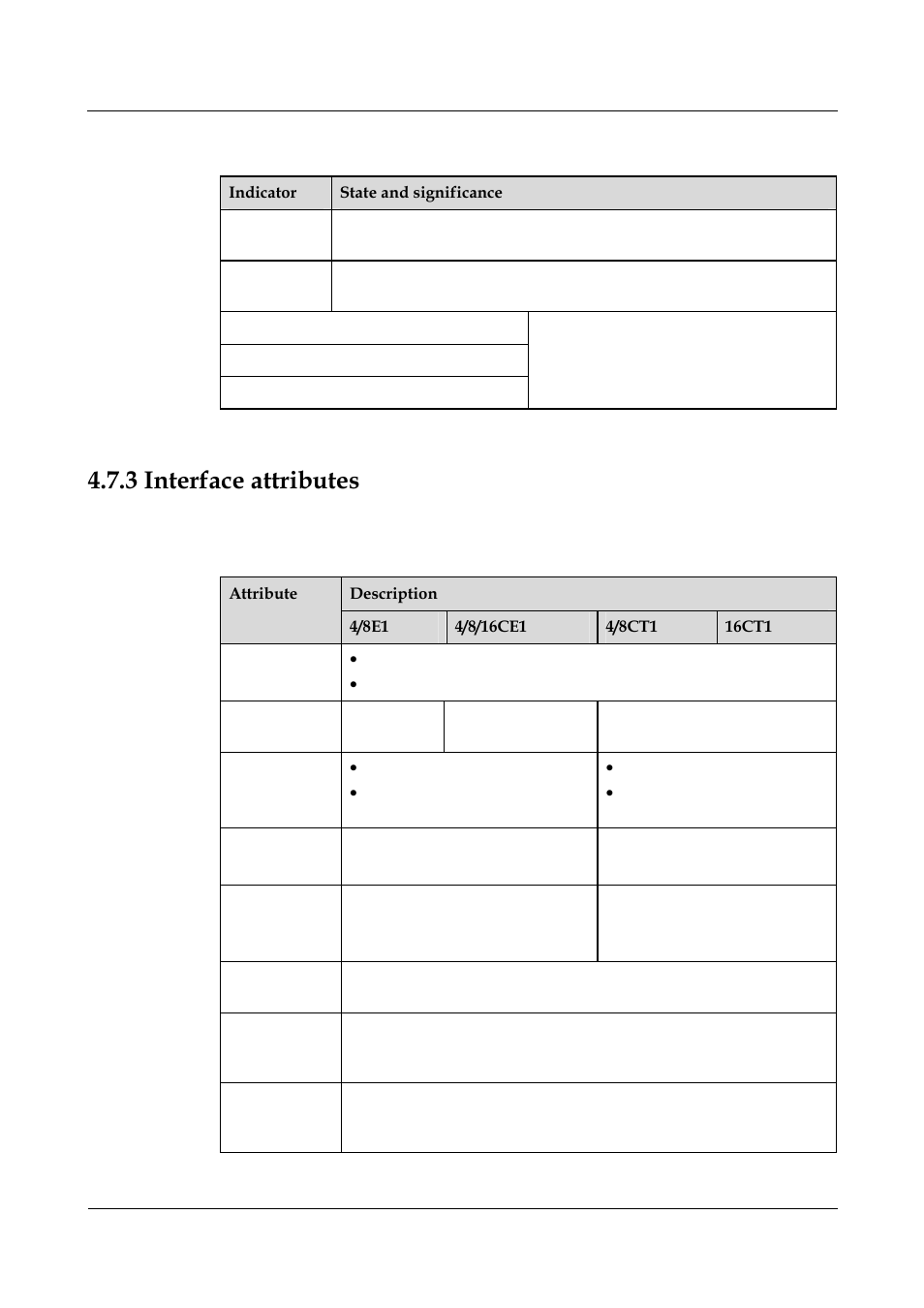 3 interface attributes | Panasonic 324566-A User Manual | Page 86 / 172