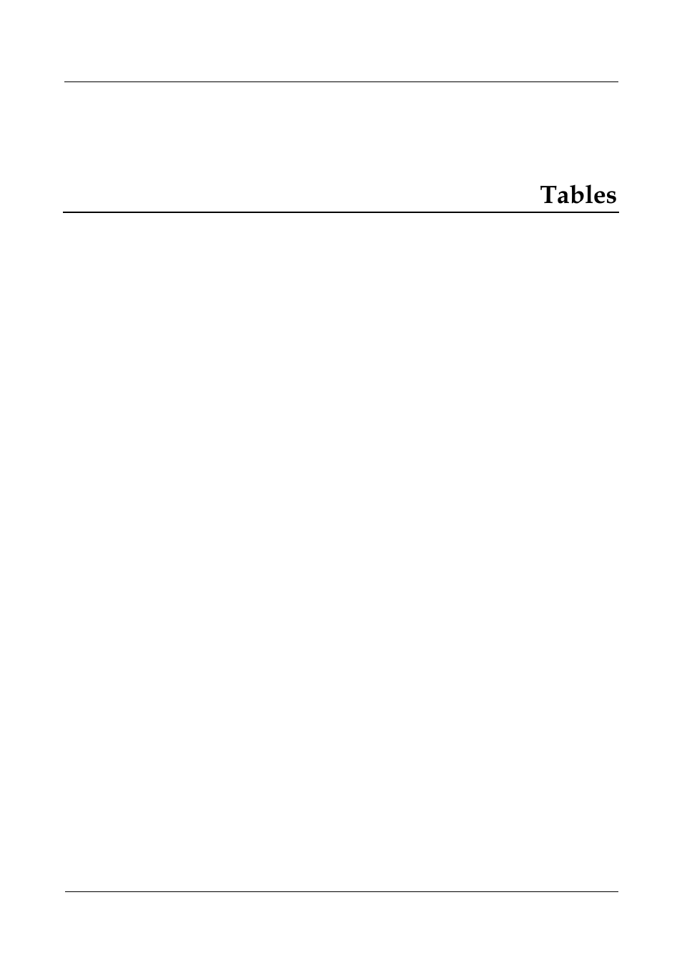 Tables | Panasonic 324566-A User Manual | Page 9 / 172