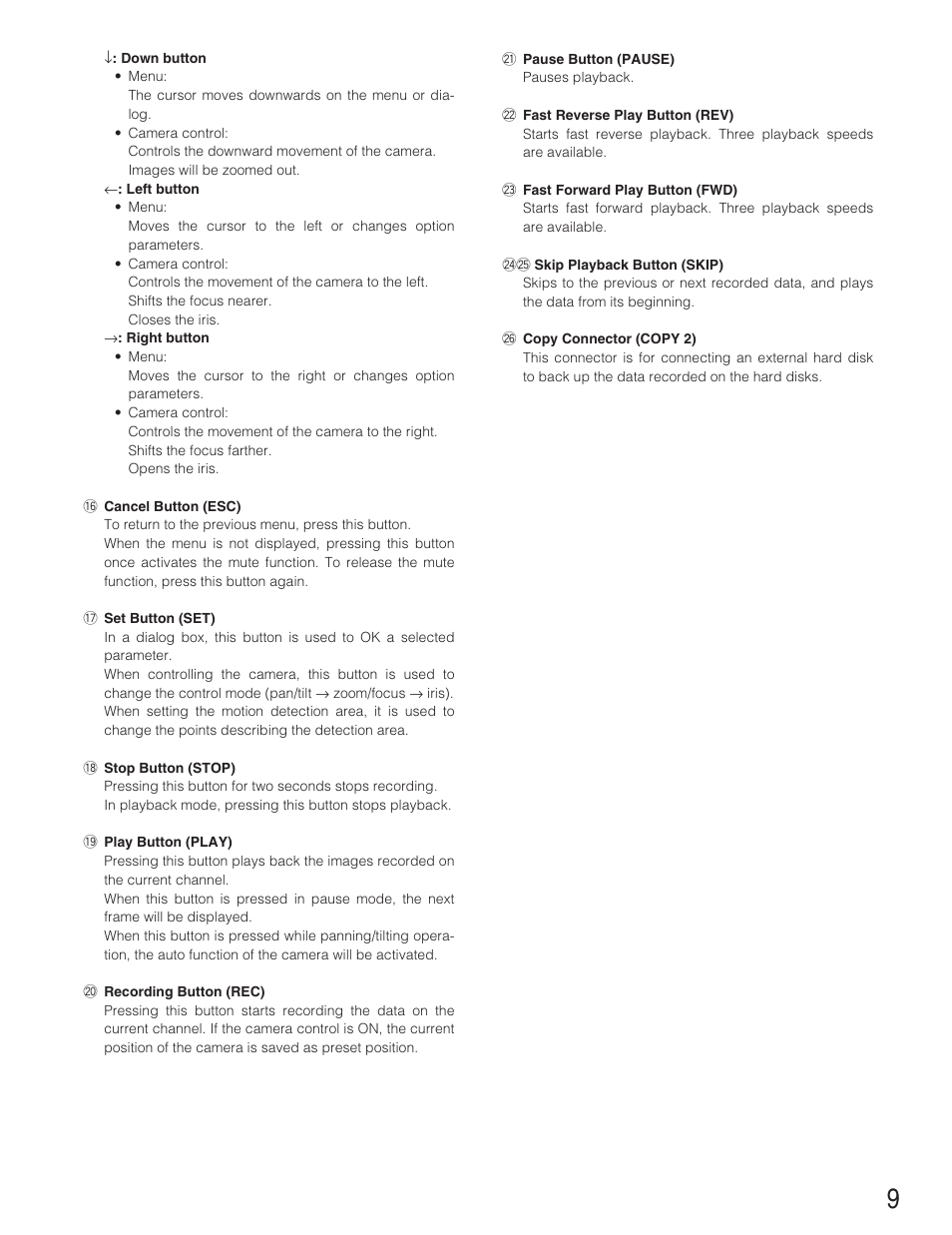 Panasonic WJ-RT208 User Manual | Page 9 / 62