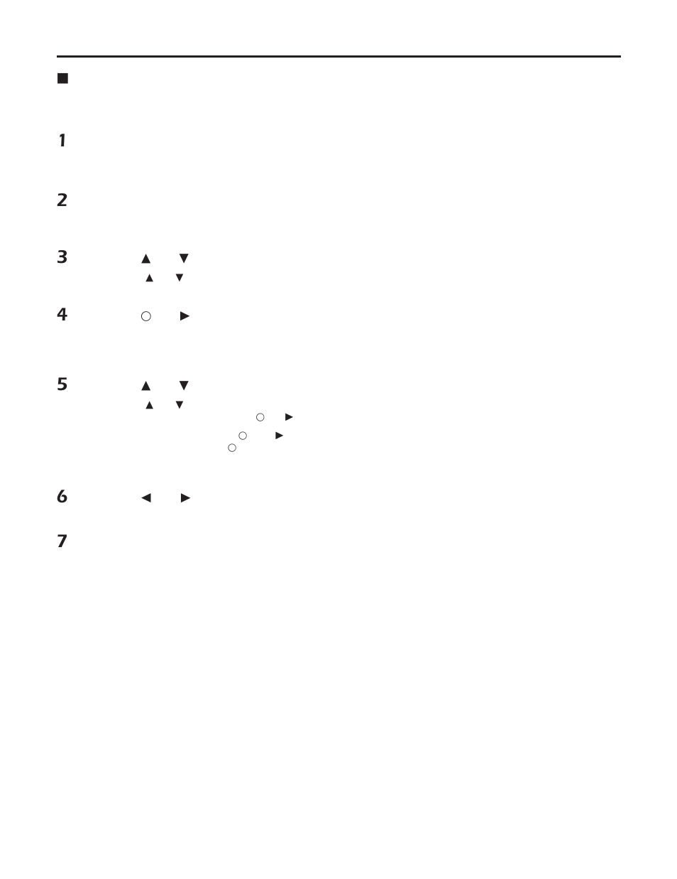 Basic menu operations | Panasonic AW-HE100 User Manual | Page 3 / 19