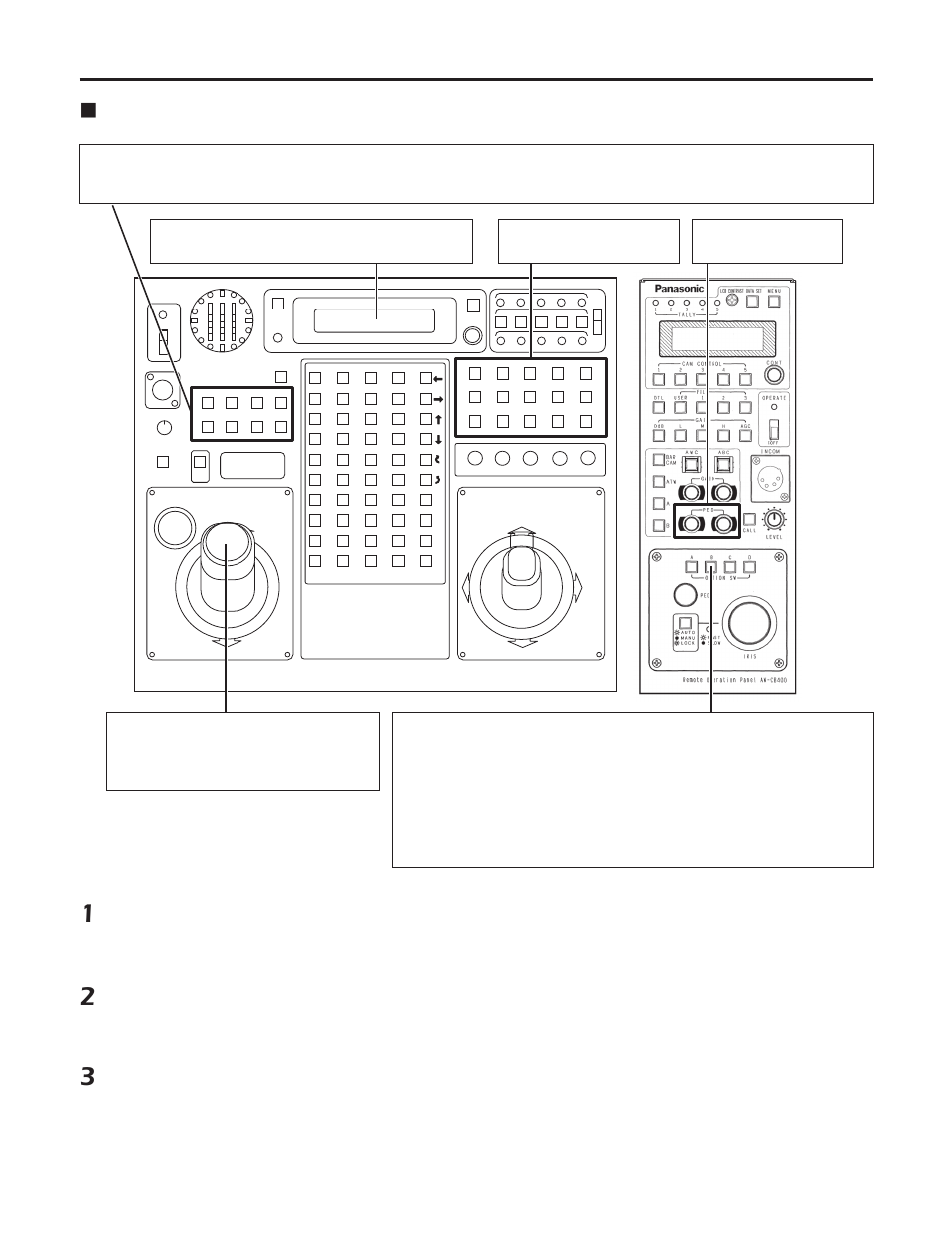 Basic menu operations | Panasonic AW-HE100 User Manual | Page 8 / 19