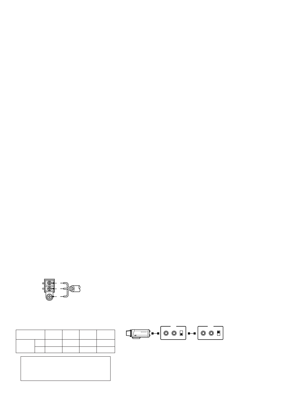 Video cable | Panasonic WV-BP550 User Manual | Page 10 / 36