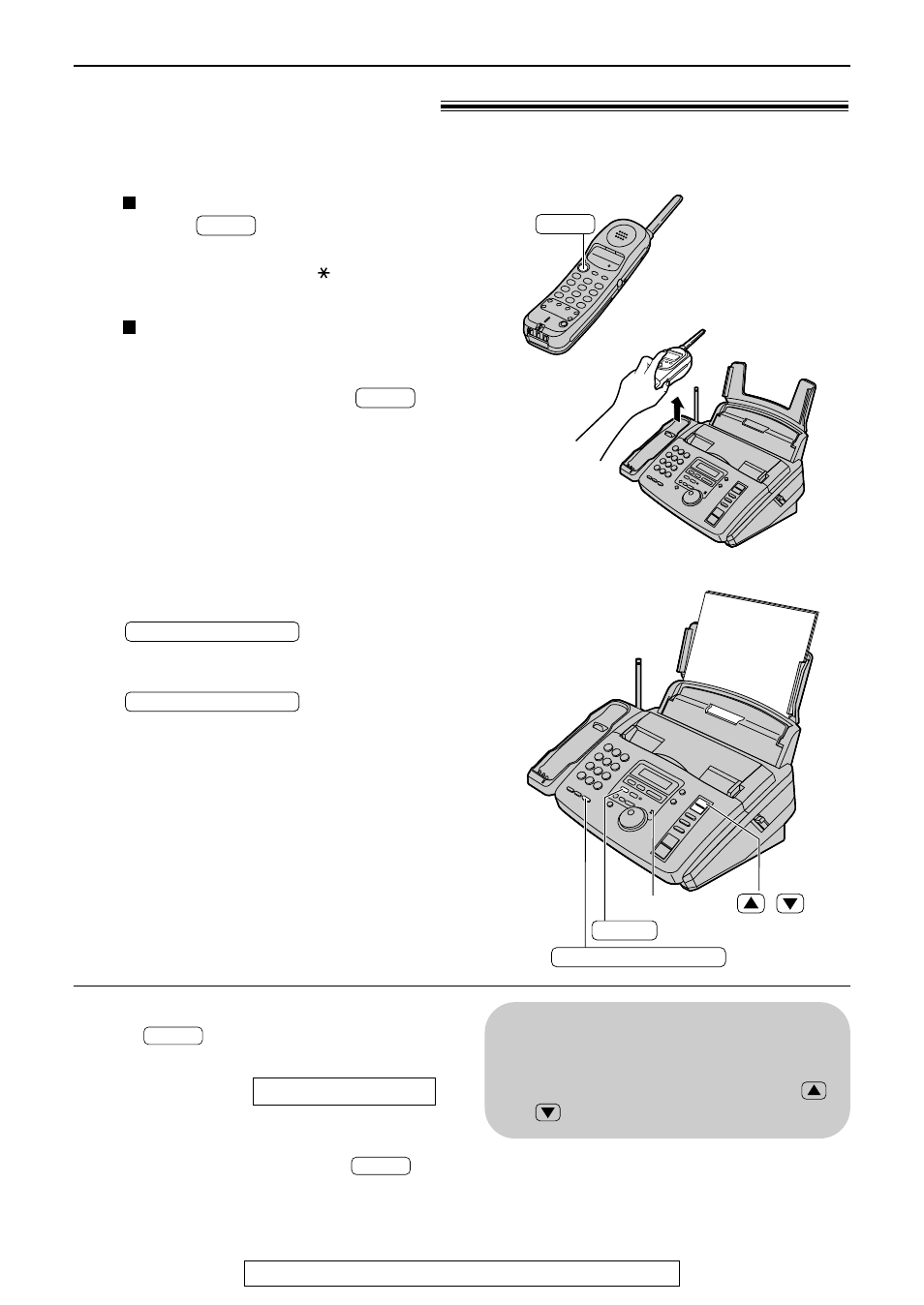 Making and answering calls, Voice calls - answering ), With the speakerphone | With the handset | Panasonic KX-FPC95 User Manual | Page 26 / 112