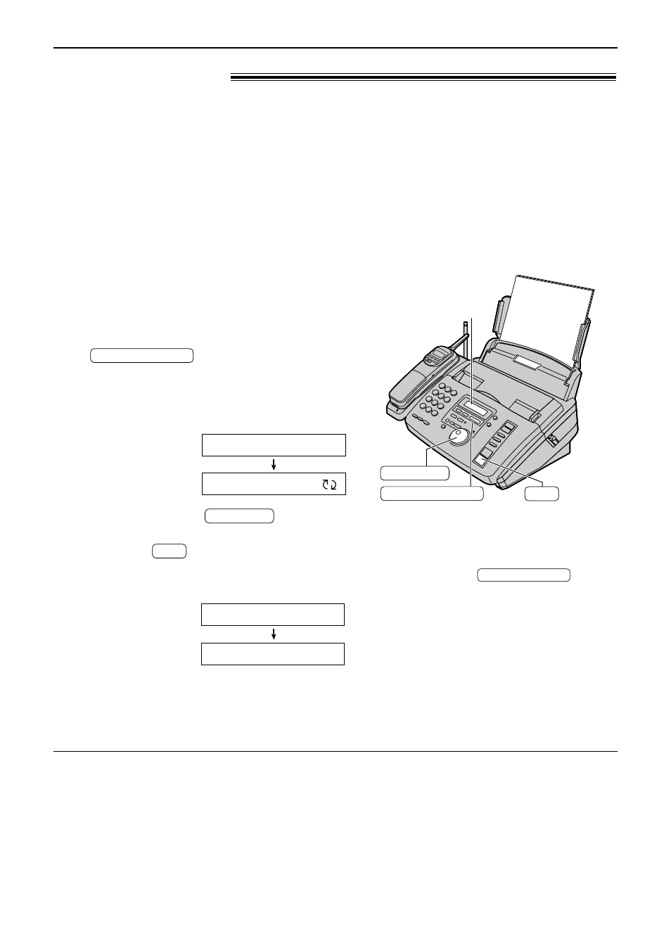 Answering device, Setup, Setting up the voice and fax message reception | Panasonic KX-FPC95 User Manual | Page 68 / 112