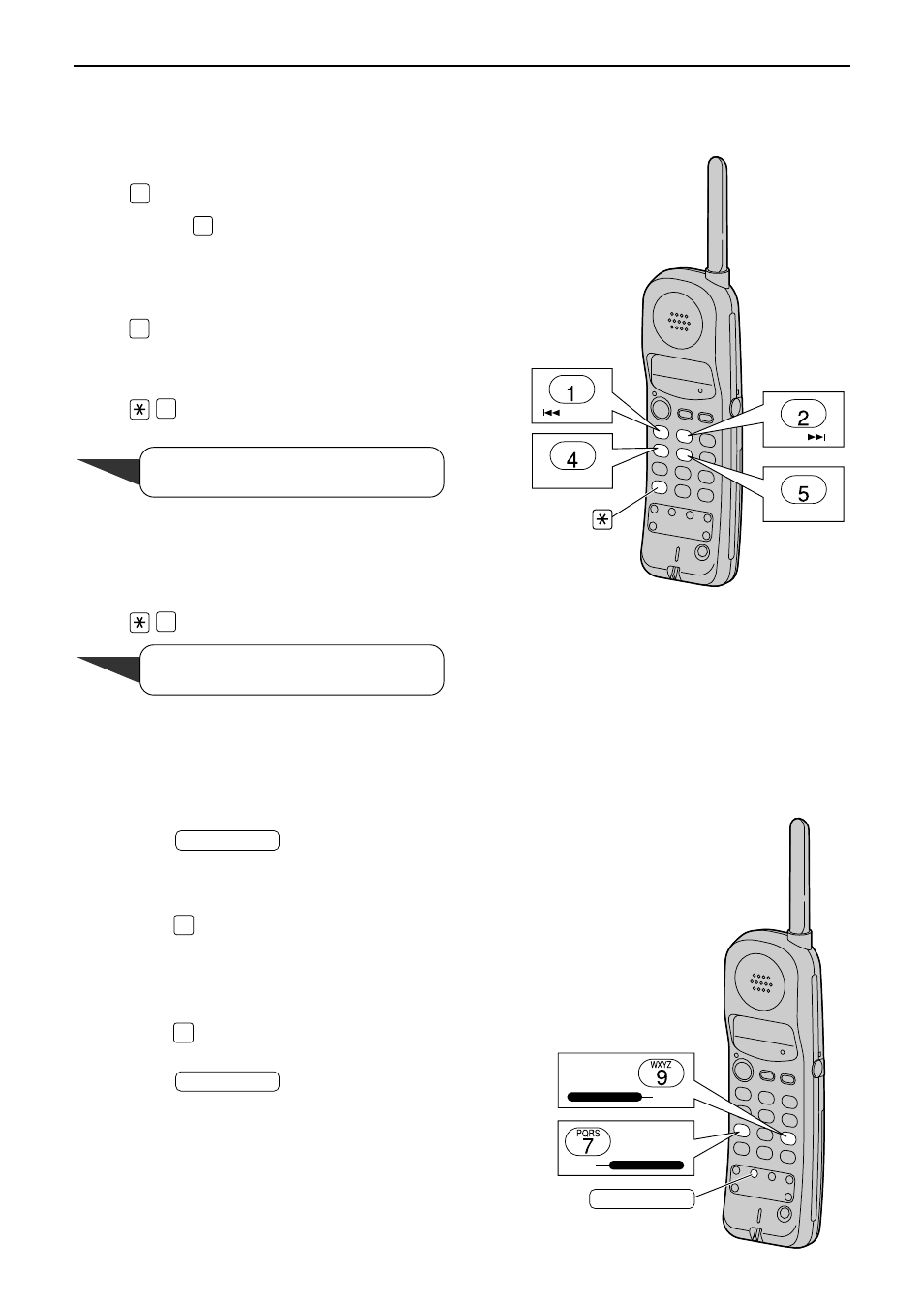 Turning the auto answer mode on or off, During playback, Repeating a message | Skipping a message, Erasing a specific message, Erasing all the messages | Panasonic KX-FPC95 User Manual | Page 76 / 112