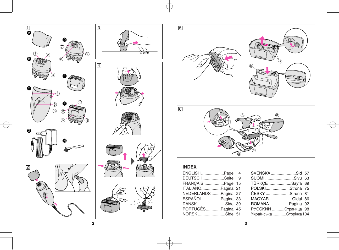 2 1 0·c ha rge | Panasonic ES2028 User Manual | Page 2 / 5