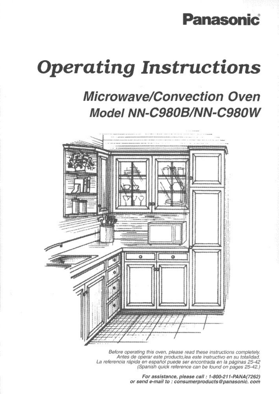 Panasonic NN-C980w User Manual | 44 pages