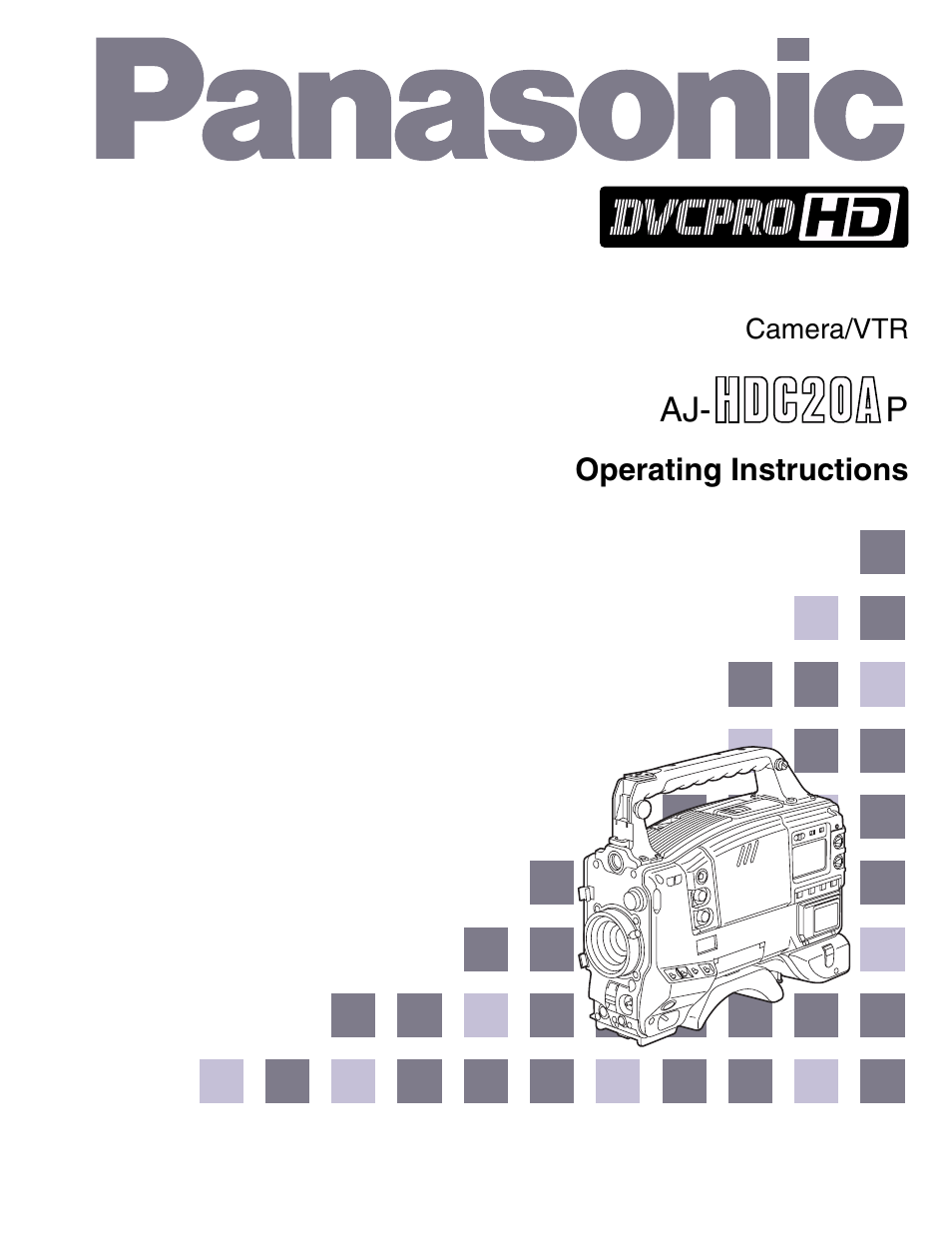 Panasonic AJ-HDC20A P User Manual | 116 pages
