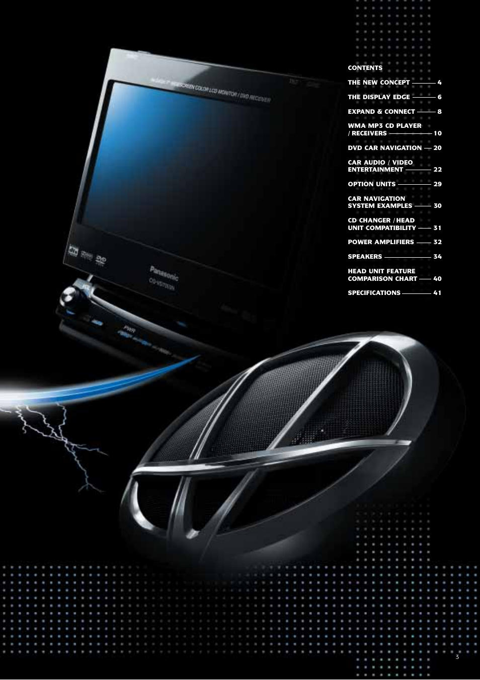 Panasonic Car Audio & DVD Car Navigation System User Manual | Page 3 / 44