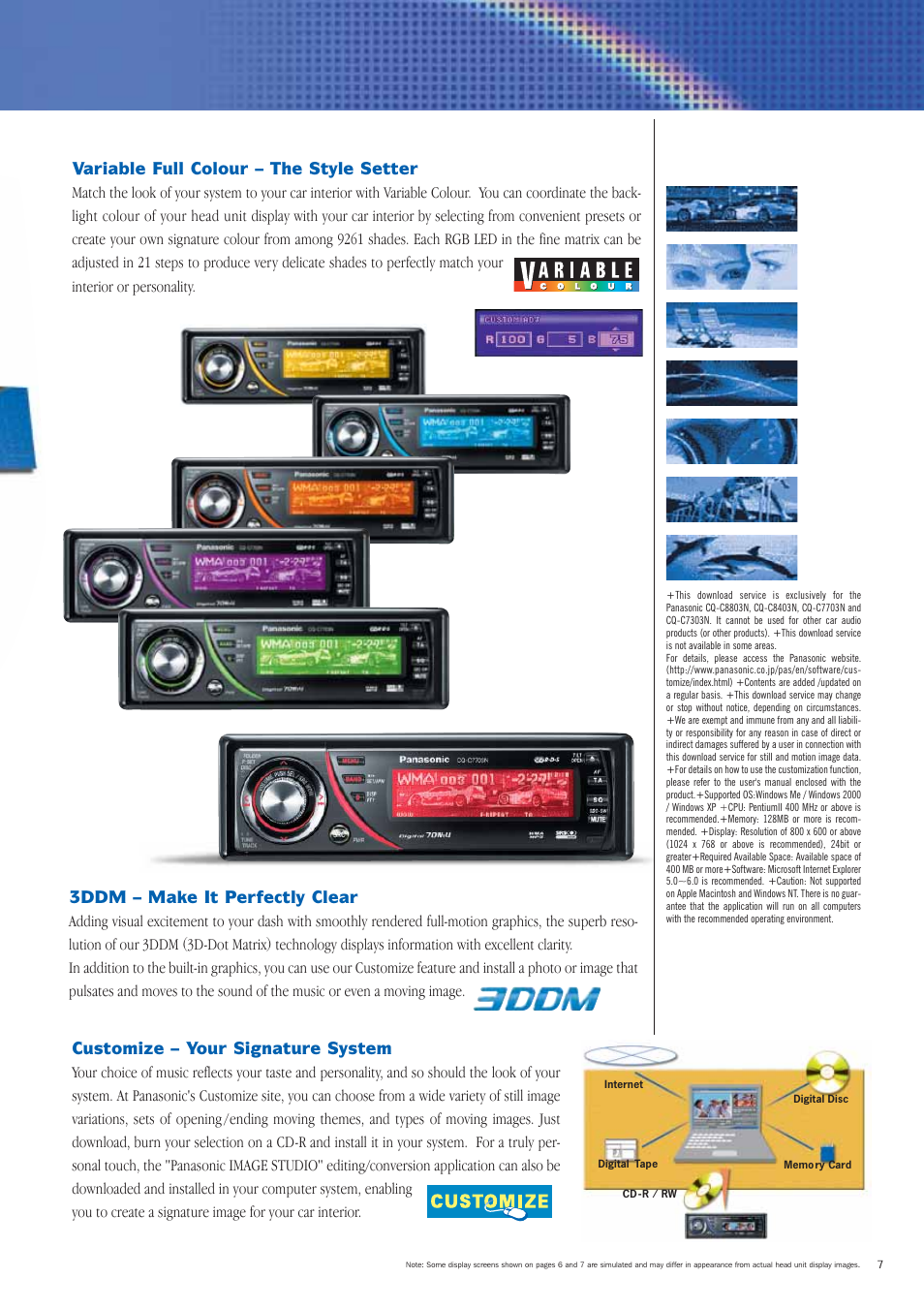 Panasonic Car Audio & DVD Car Navigation System User Manual | Page 7 / 44