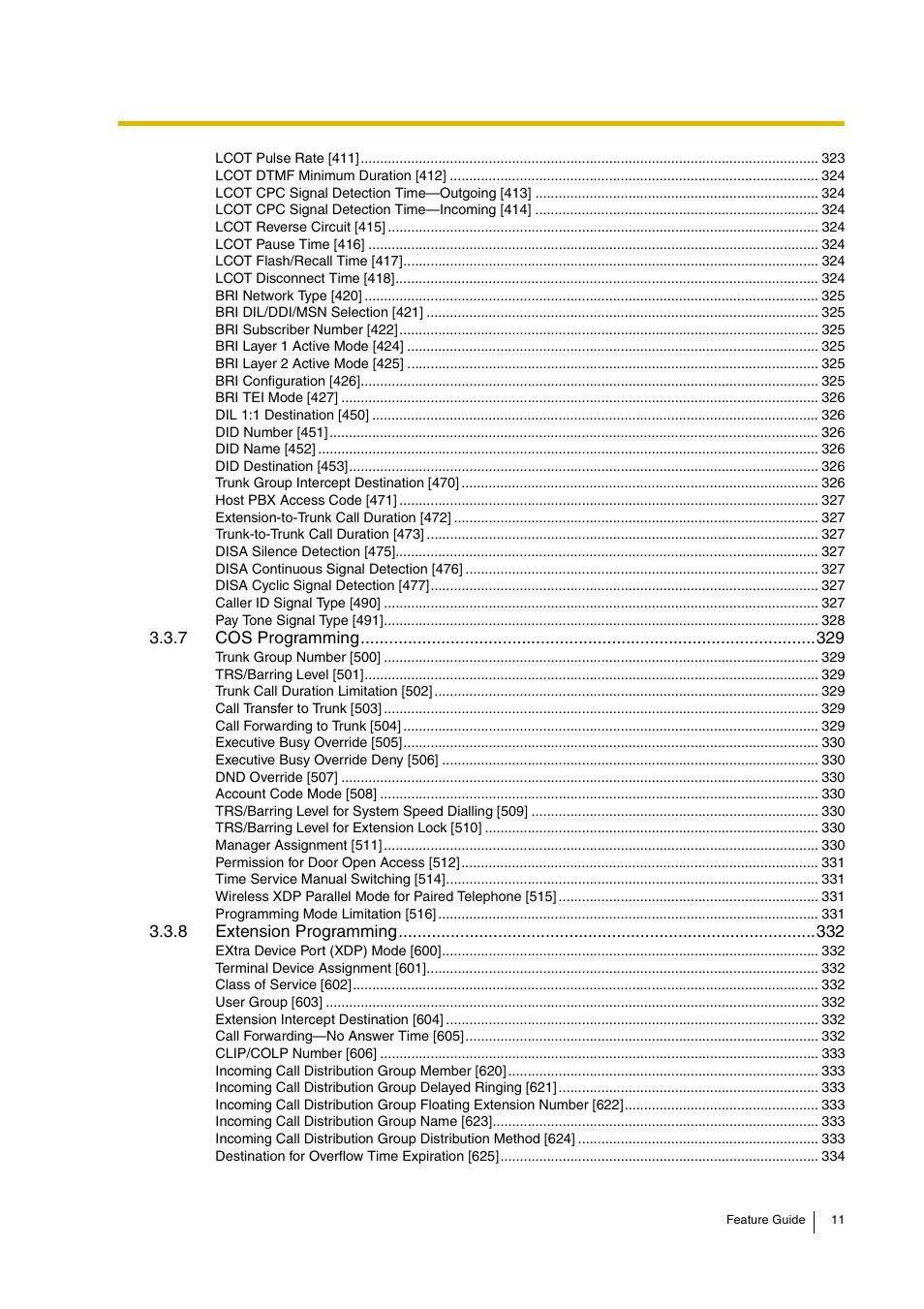 Panasonic HYBRID IP-PBX KX-TDA200 User Manual | Page 11 / 358